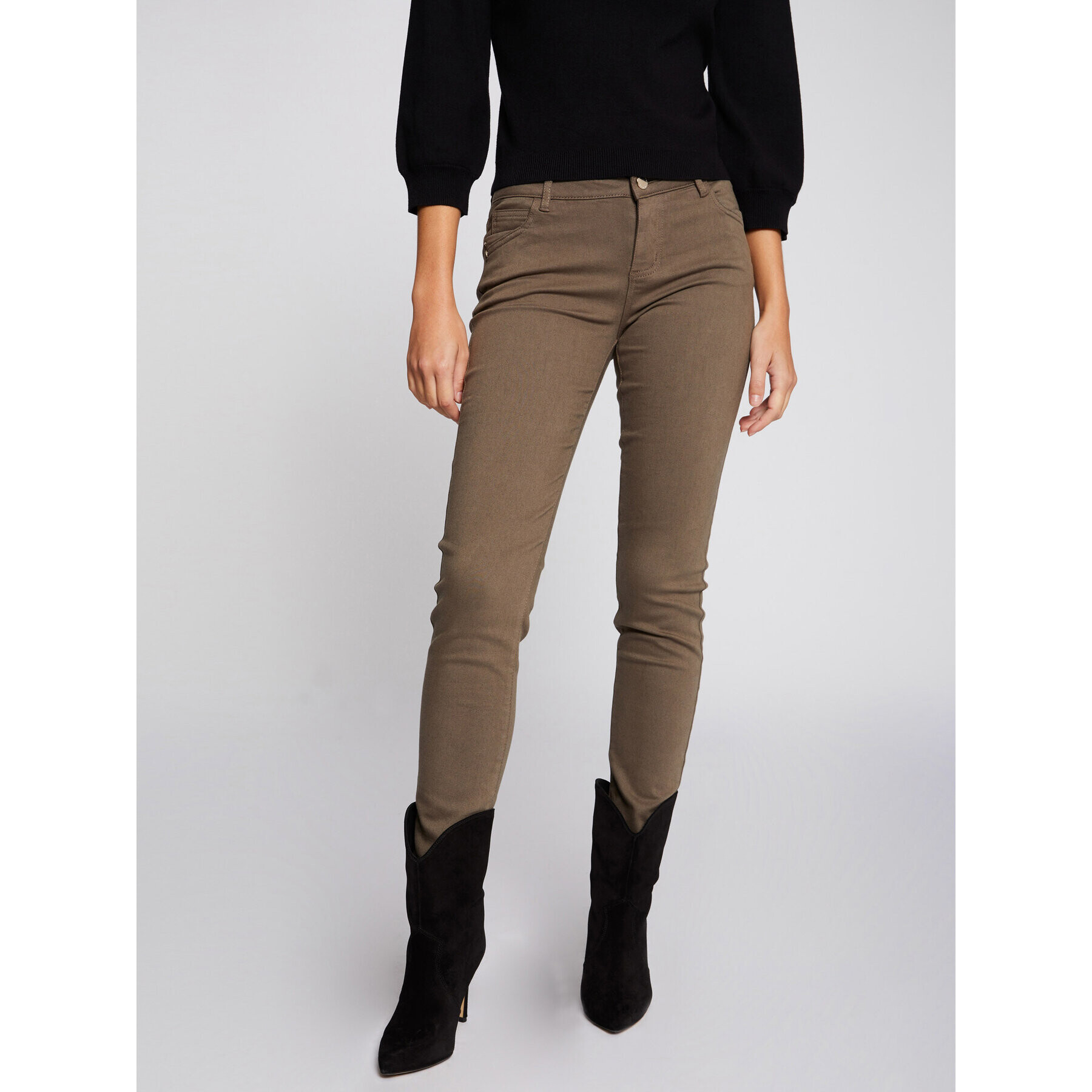 Morgan Blugi 211-PETRA Verde Skinny Fit - Pled.ro