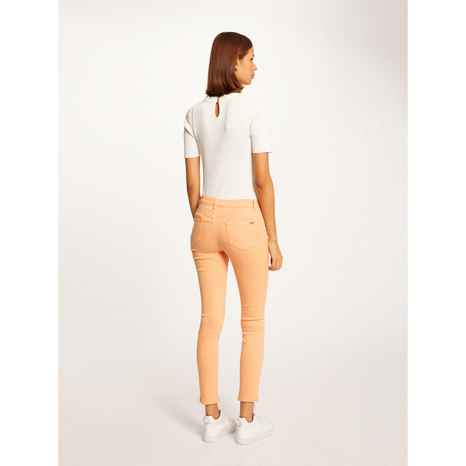 Morgan Blugi 211-PETRA1 Portocaliu Skinny Fit - Pled.ro