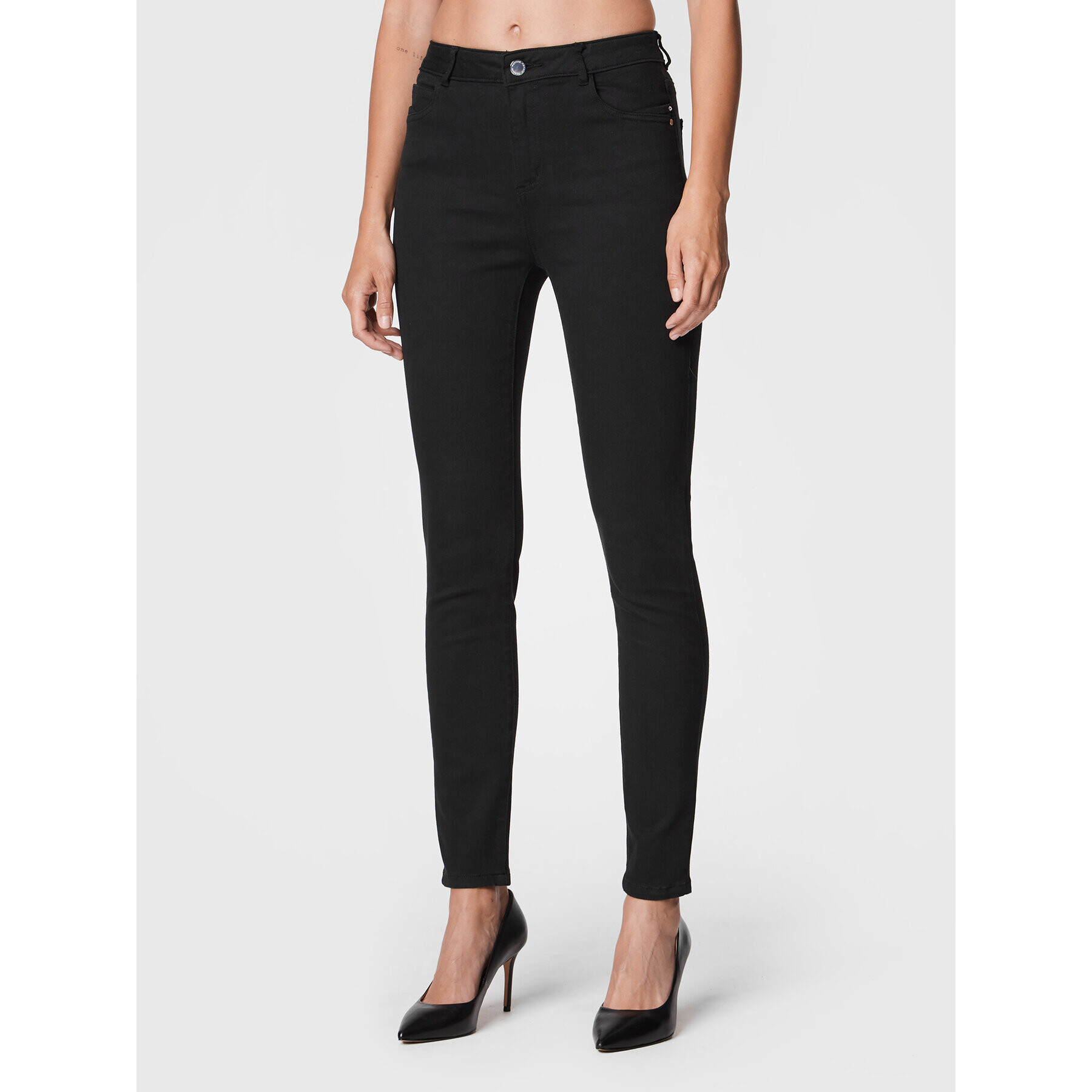 Morgan Blugi 212-PEPS Negru Skinny Fit - Pled.ro