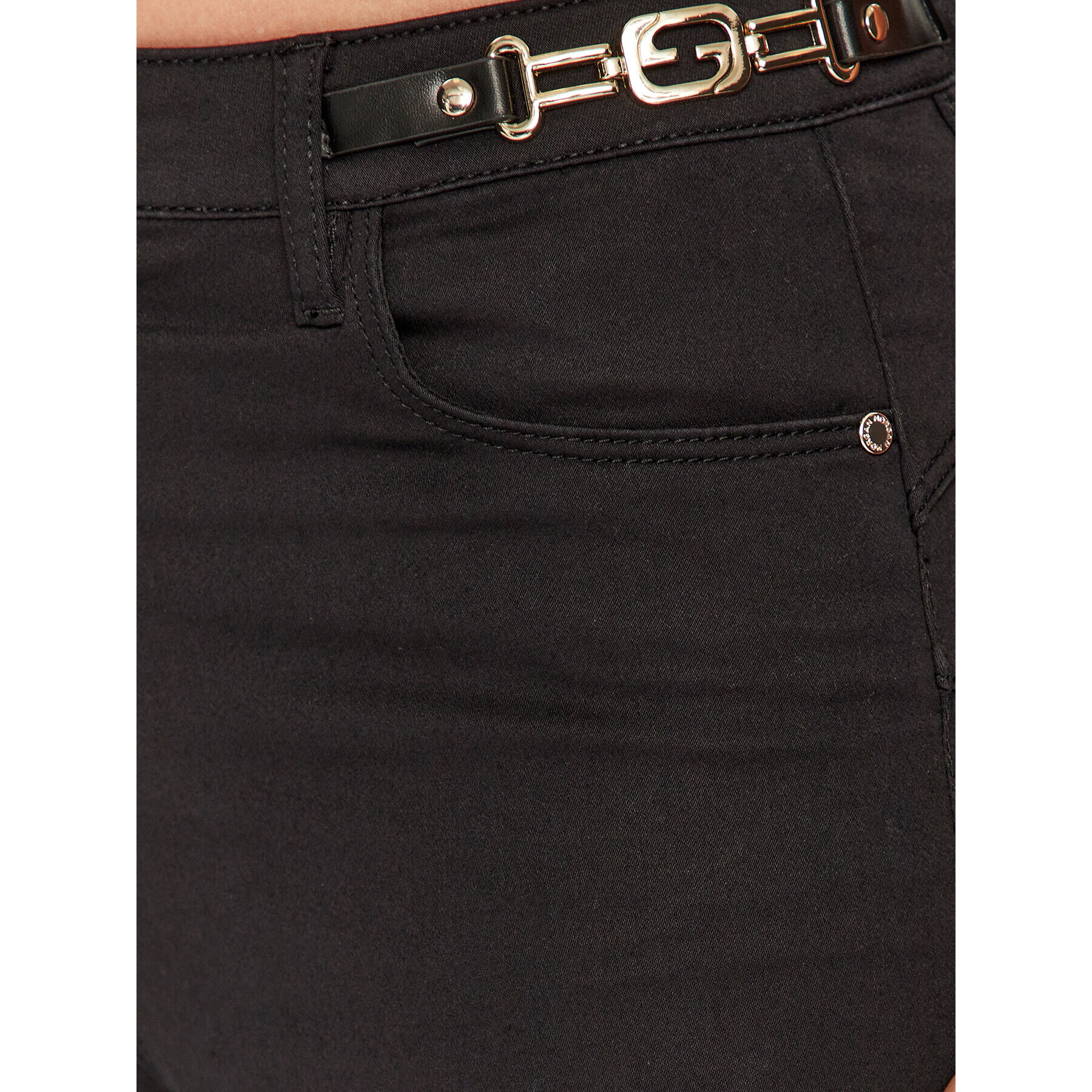 Morgan Blugi 232-PADAN Negru Slim Fit - Pled.ro