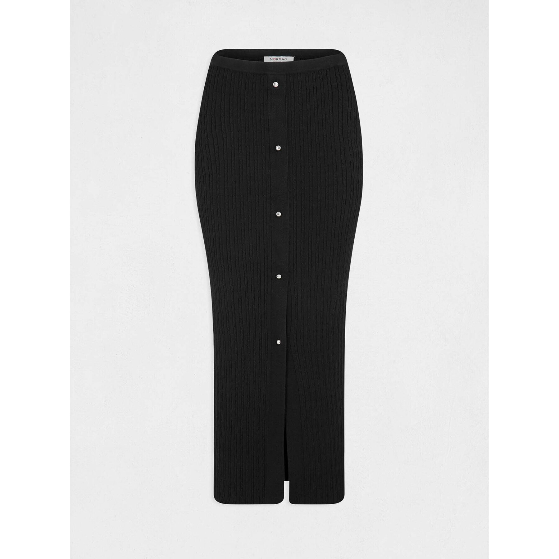 Morgan Fustă tip creion 231-JSUZY Negru Slim Fit - Pled.ro