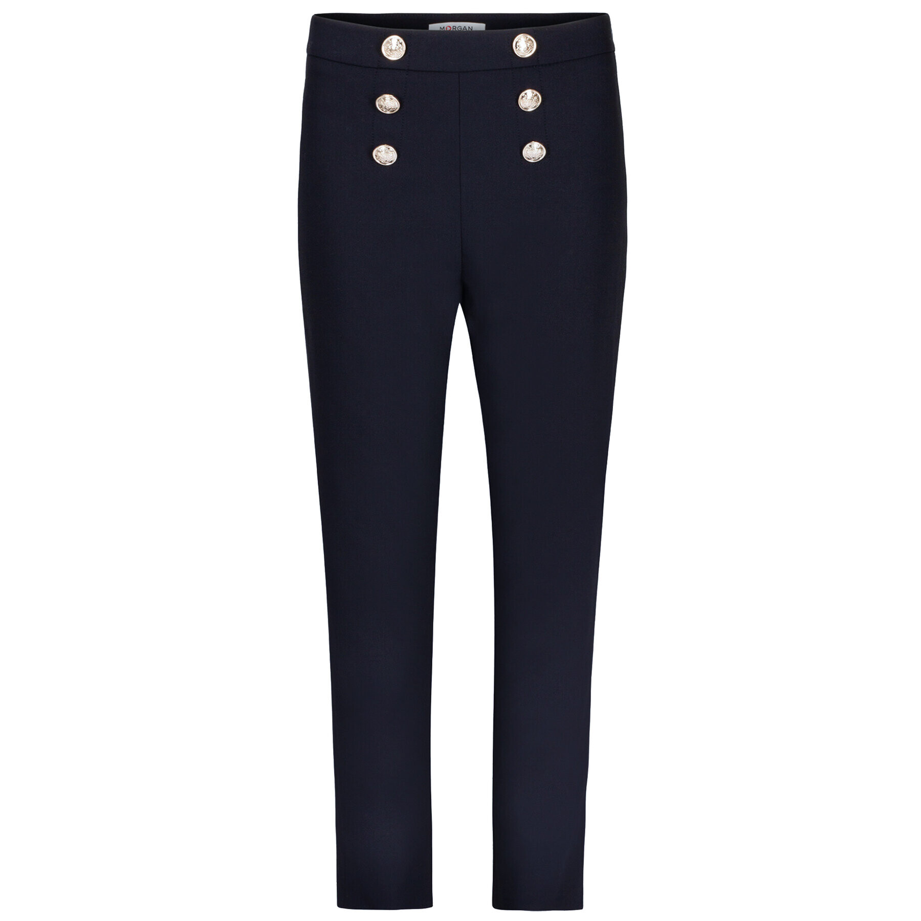 Morgan Pantaloni chino 211-PERLE Bleumarin Regular Fit - Pled.ro