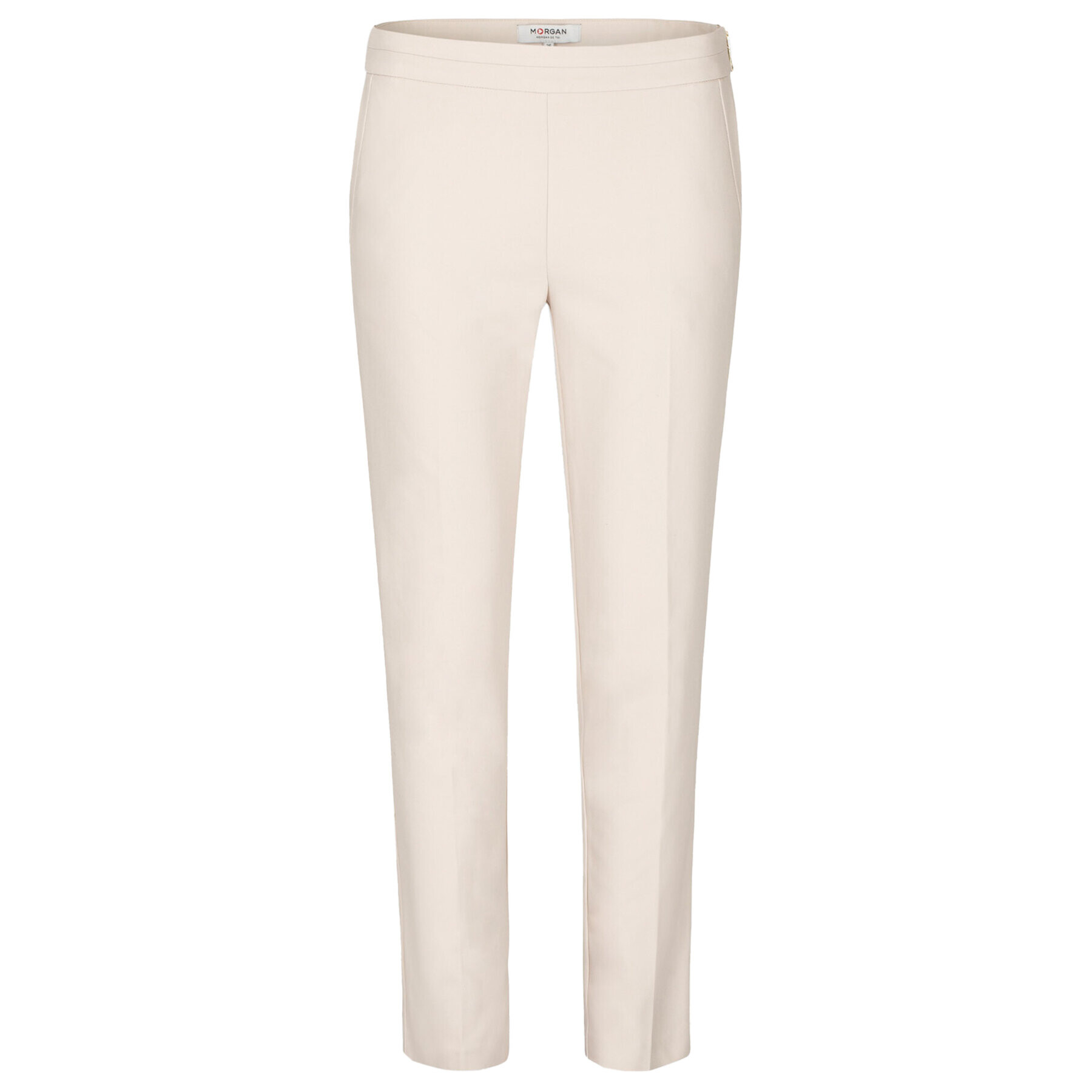 Morgan Pantaloni din material 211-PROSY.F Bej Slim Fit - Pled.ro