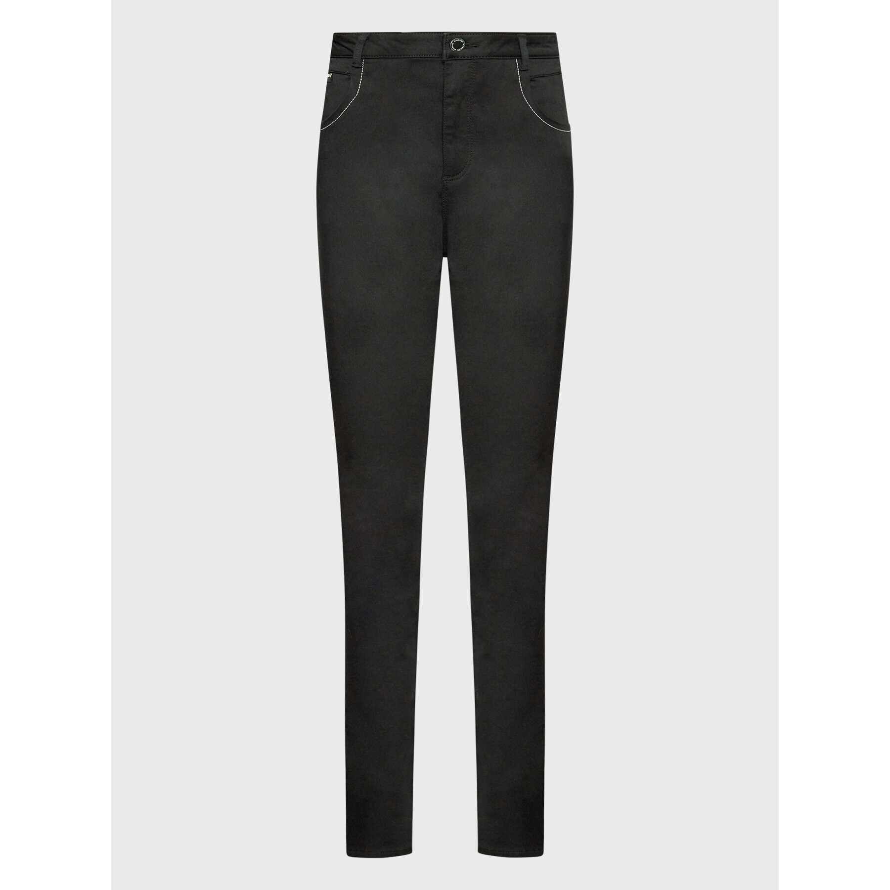 Morgan Pantaloni din material 222-PALMIR Negru Slim Fit - Pled.ro