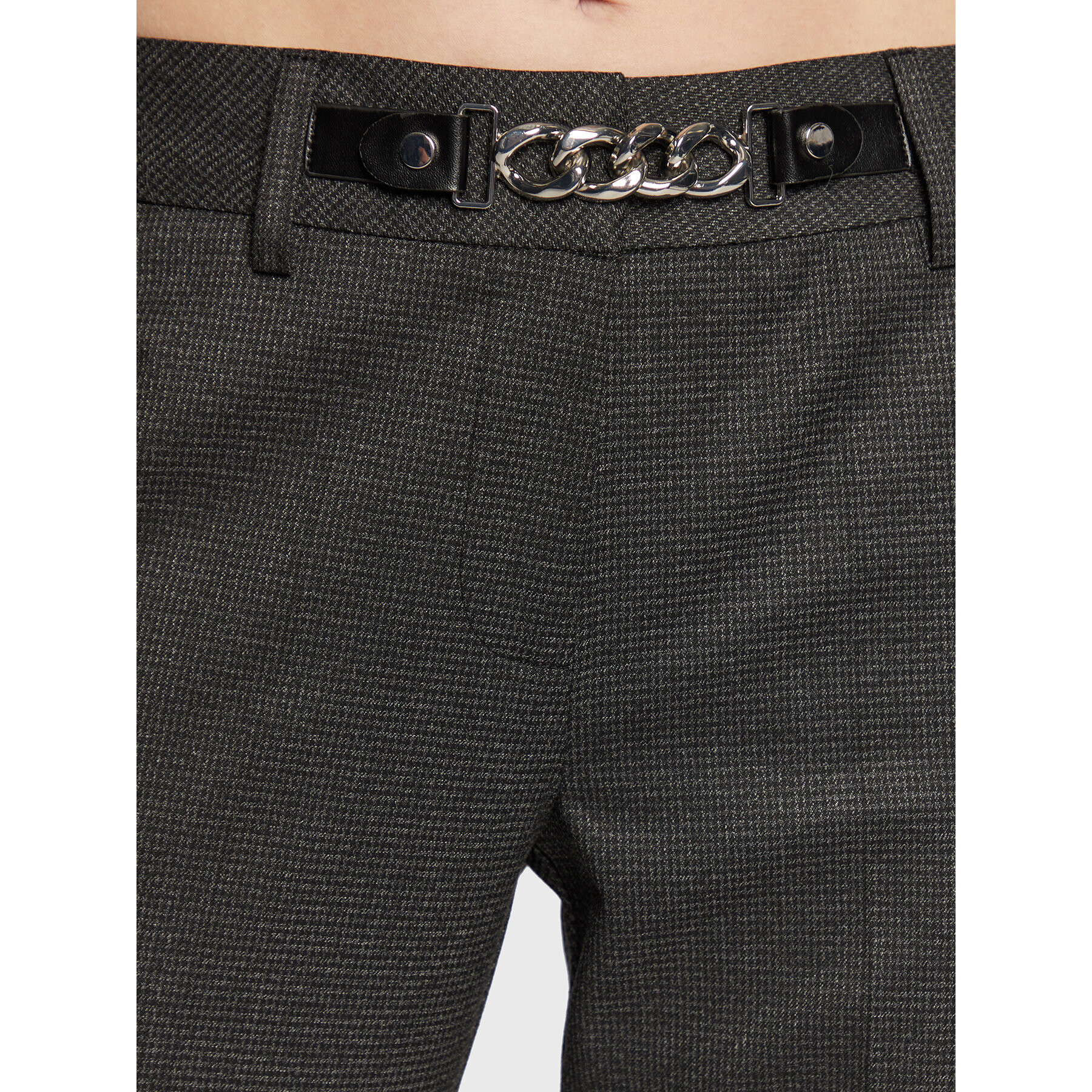 Morgan Pantaloni din material 222-PLIB.F Gri Regular Fit - Pled.ro