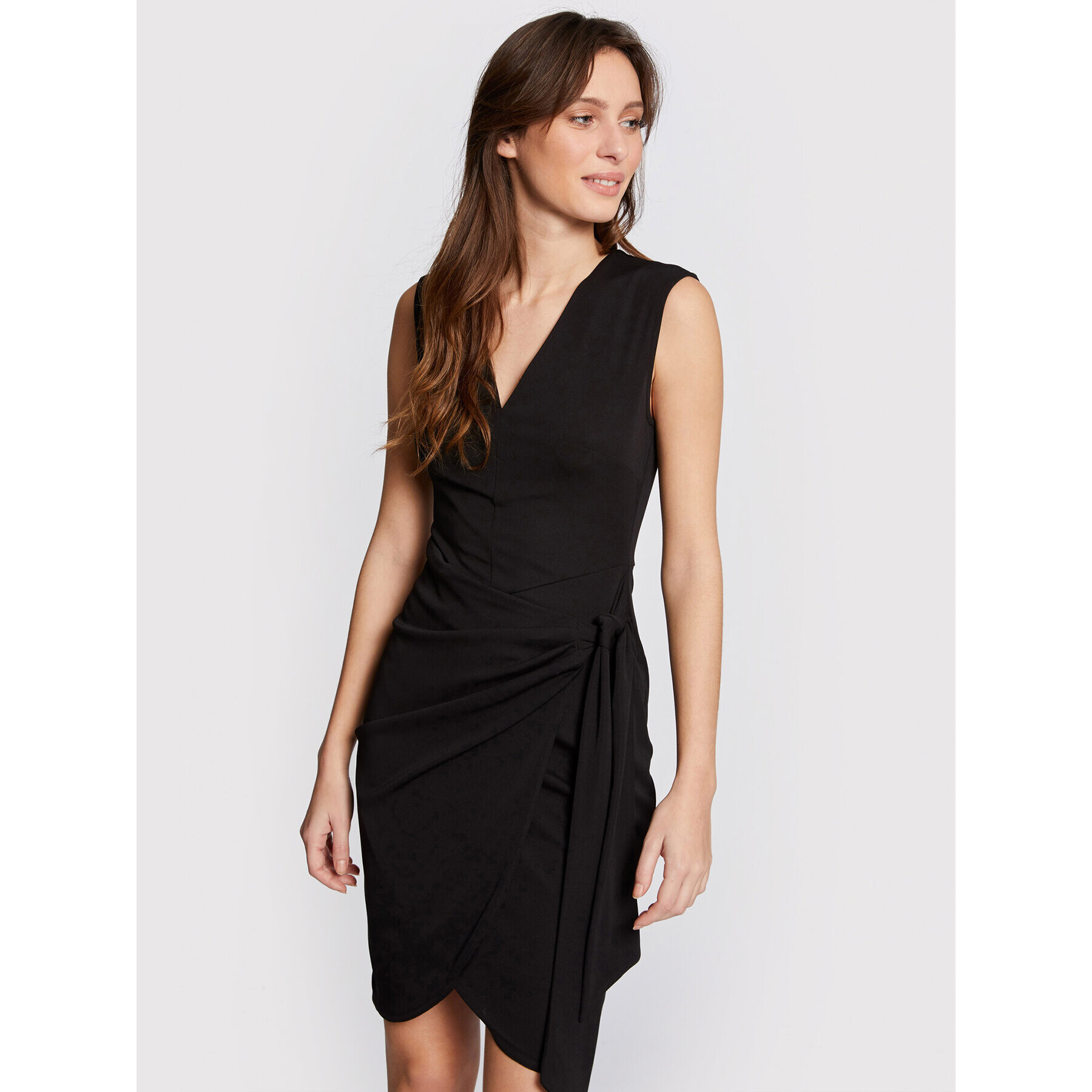 Morgan Rochie cocktail 211-RPRETTY Negru Slim Fit - Pled.ro