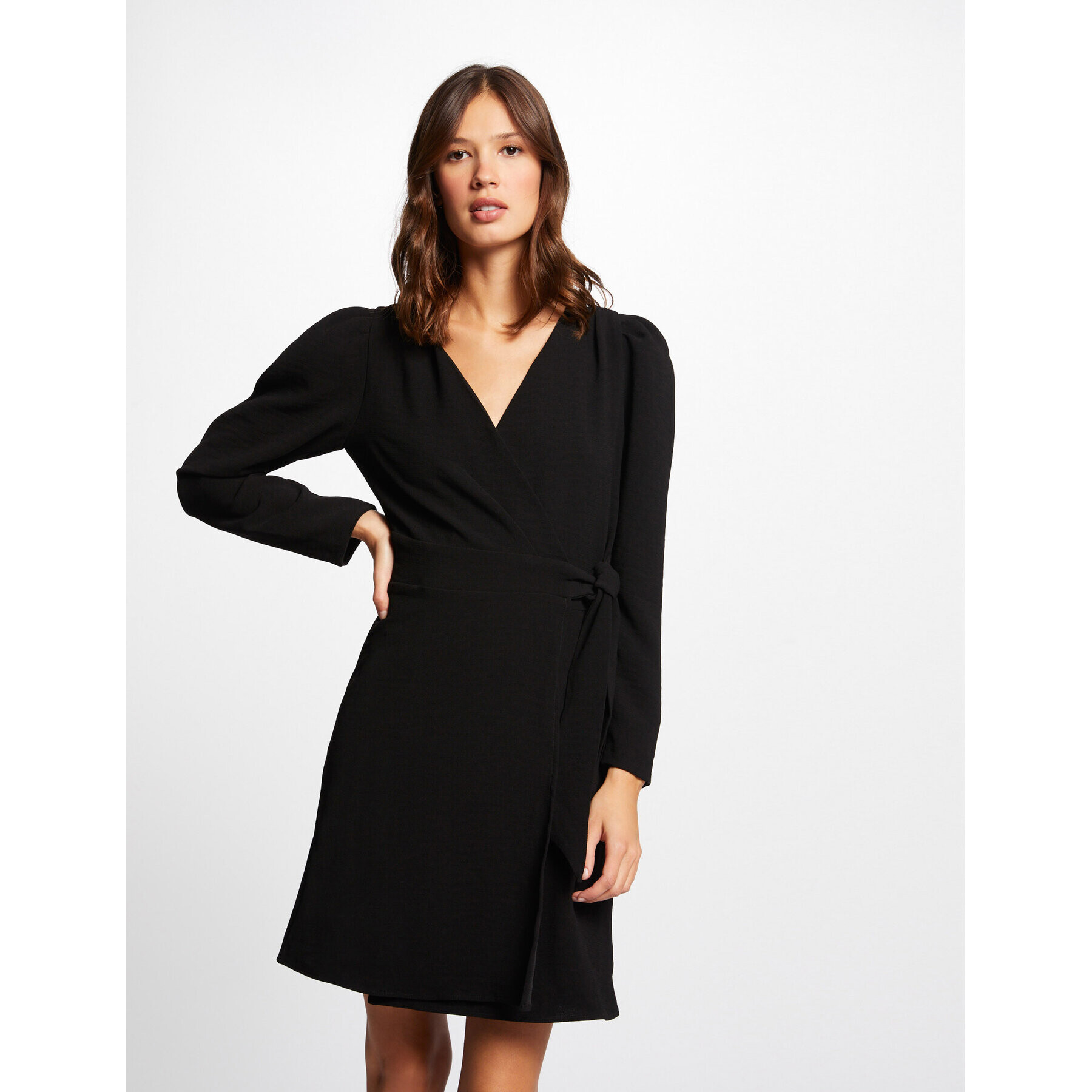 Morgan Rochie cocktail 212-RITEM.F Negru Regular Fit - Pled.ro