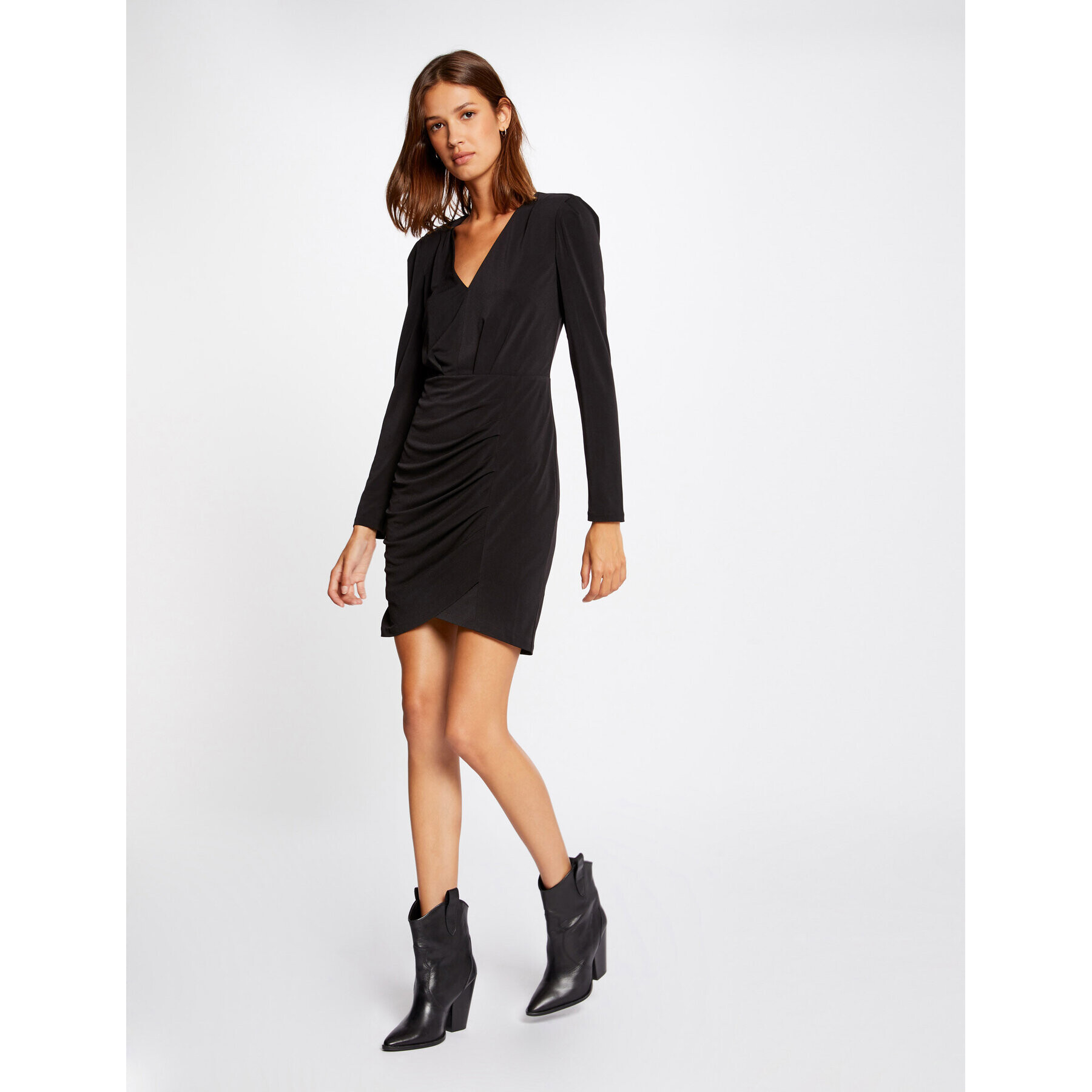 Morgan Rochie cocktail 212-ROMERA Negru Slim Fit - Pled.ro