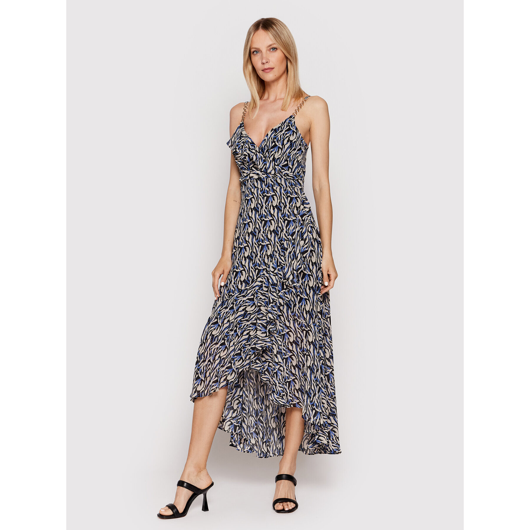 Morgan Rochie cocktail 221-RIVOLI1 Bleumarin Regular Fit - Pled.ro