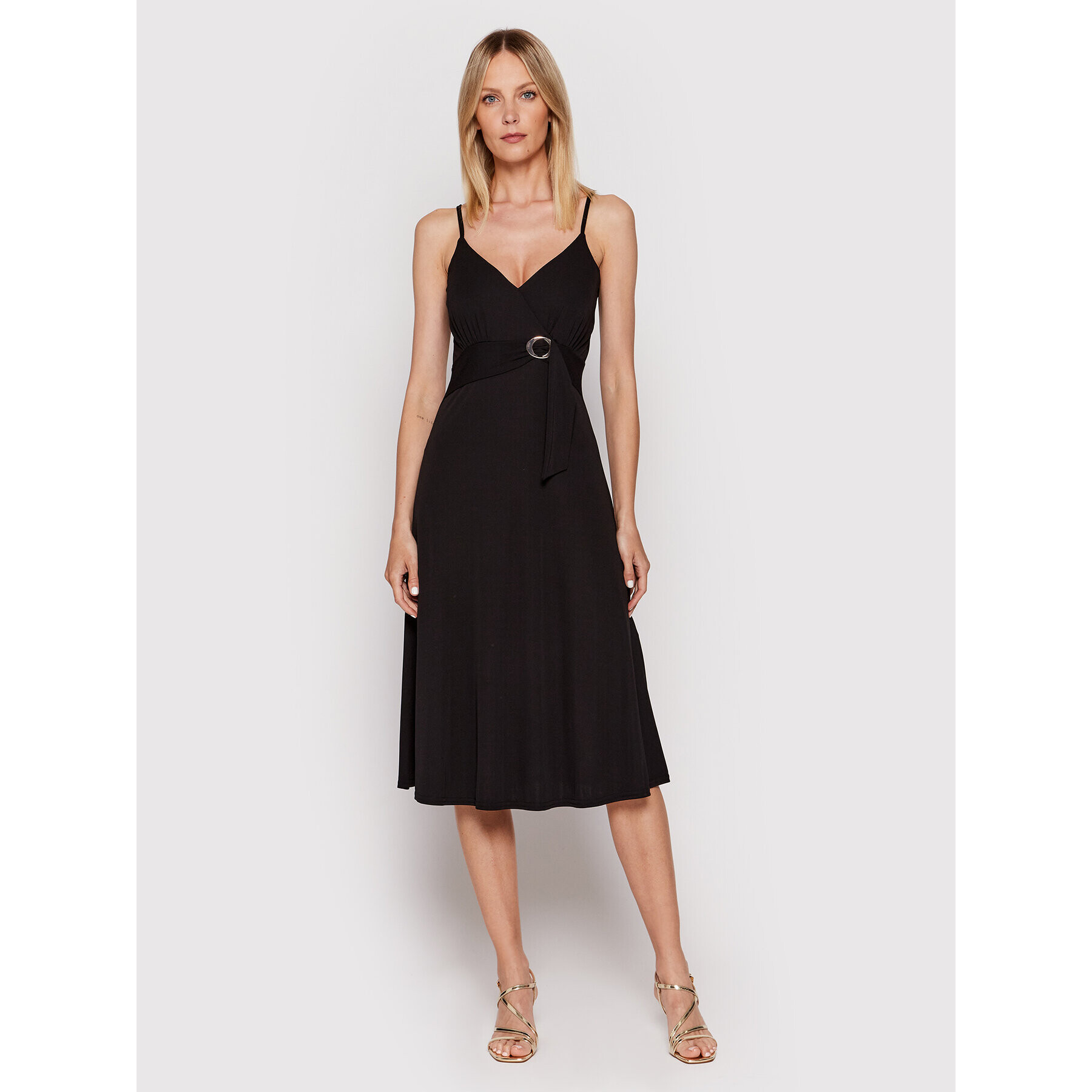 Morgan Rochie cocktail 221-RKARYA Negru Regular Fit - Pled.ro