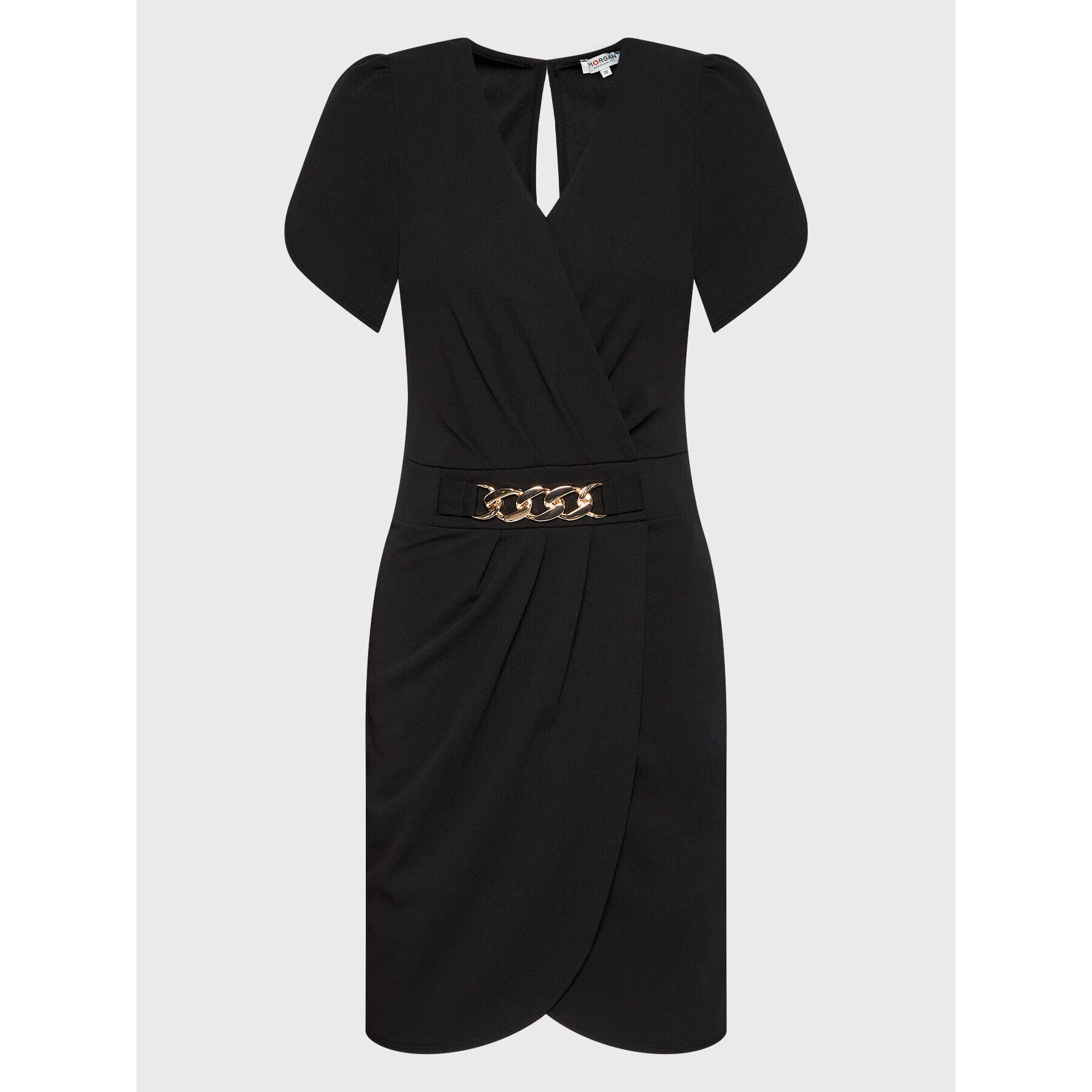 Morgan Rochie cocktail 222-RICHIC Negru Regular Fit - Pled.ro