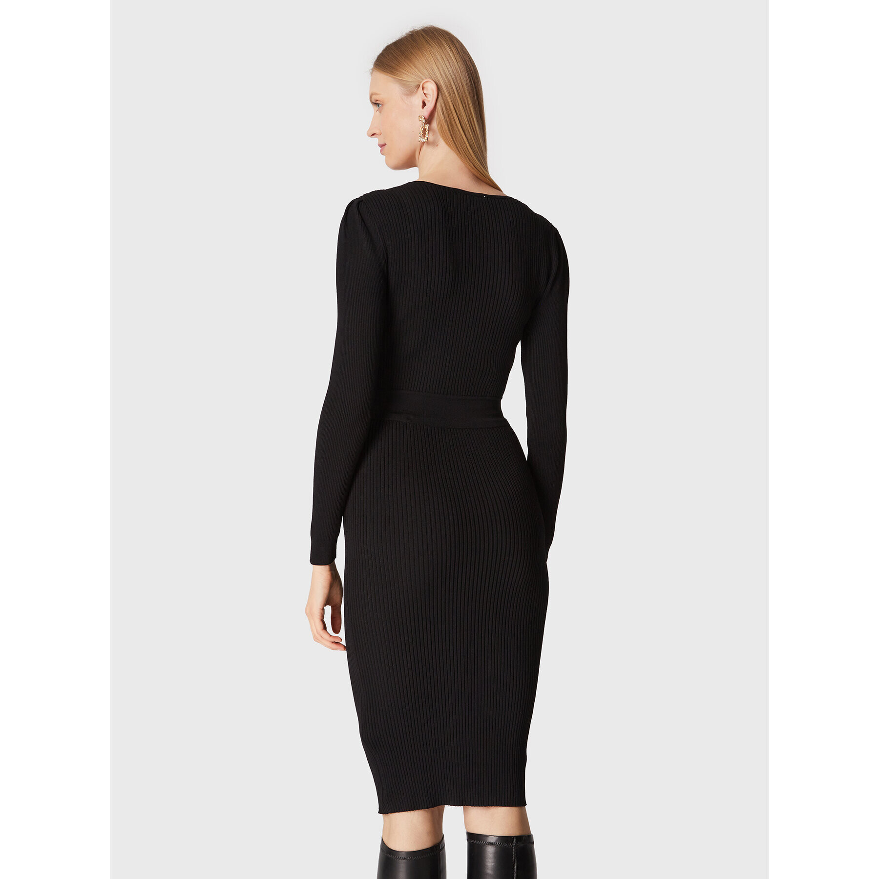 Morgan Rochie cocktail 222-RMBIZ Negru Slim Fit - Pled.ro