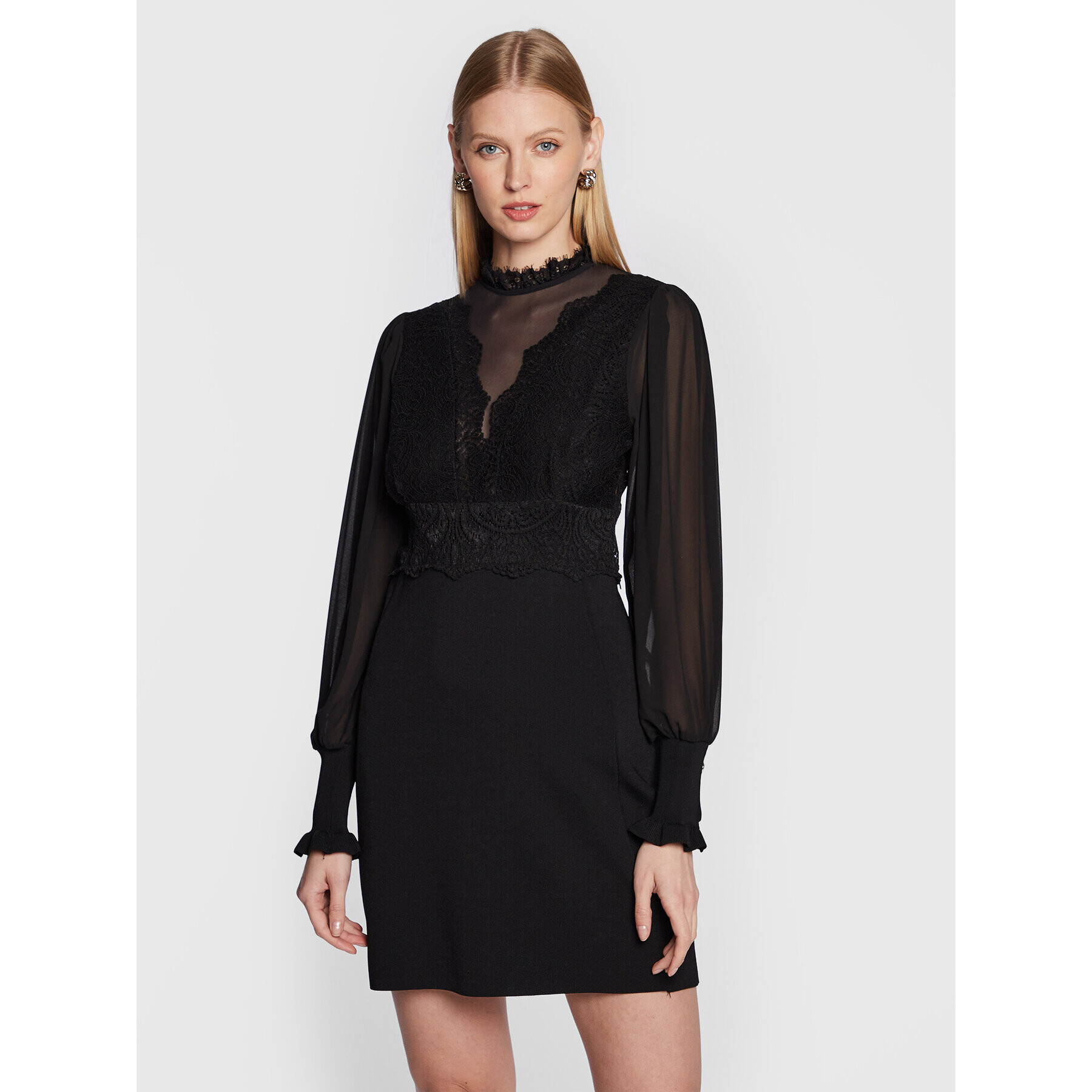 Morgan Rochie cocktail 222-RMJIJI Negru Regular Fit - Pled.ro