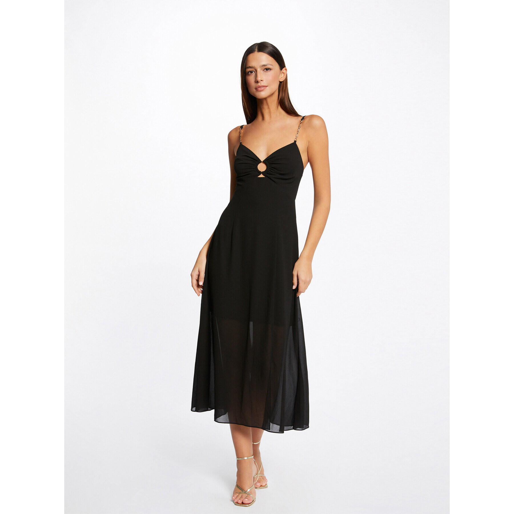 Morgan Rochie cocktail 231-RIGNY Negru Regular Fit - Pled.ro