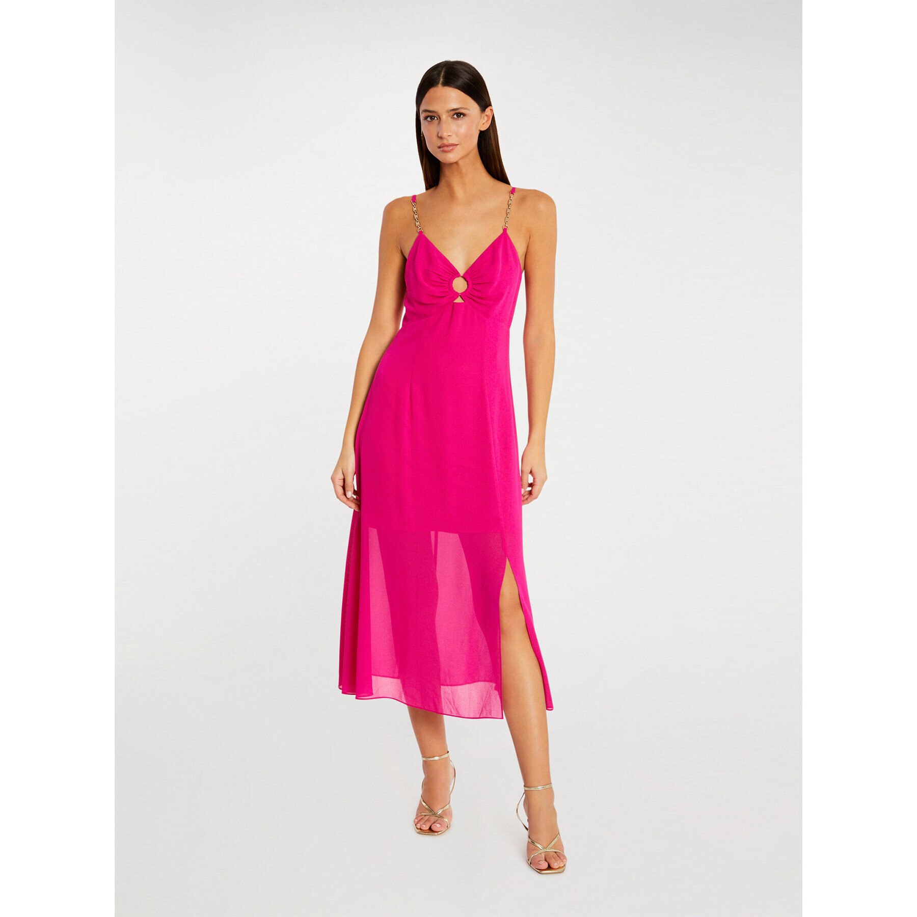 Morgan Rochie cocktail 231-RIGNY Roz Regular Fit - Pled.ro