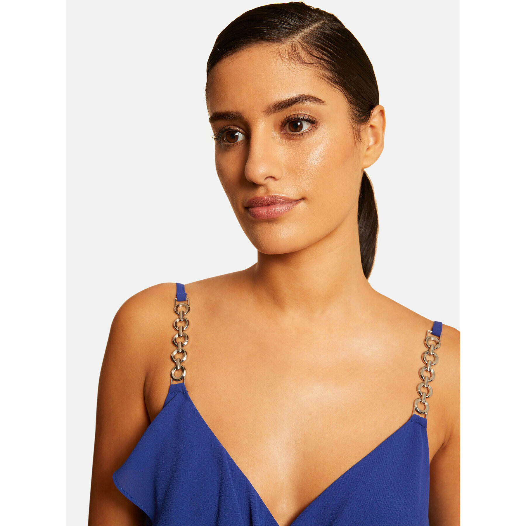 Morgan Rochie cocktail 231-RIVAL Albastru Regular Fit - Pled.ro