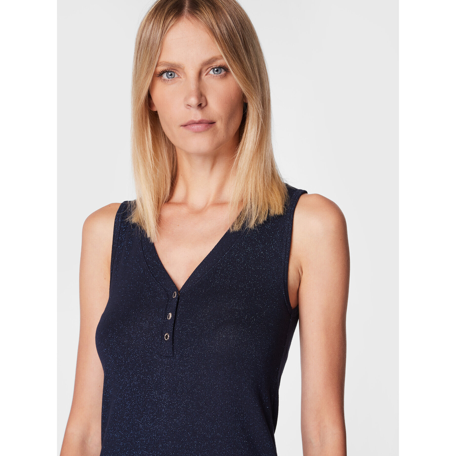 Morgan Top 222-DICHA Bleumarin Regular Fit - Pled.ro