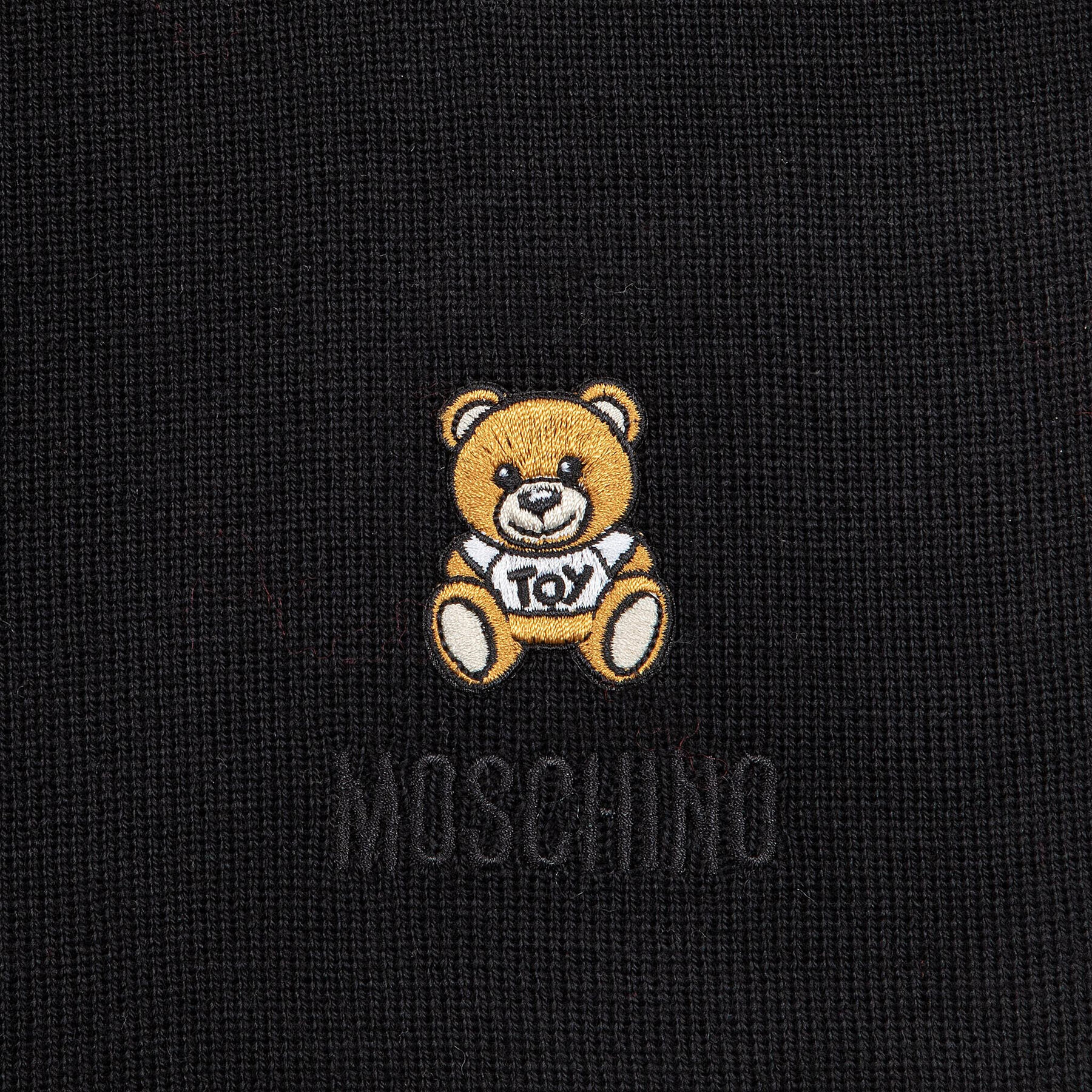 MOSCHINO Fular 30620 M2095 Negru - Pled.ro