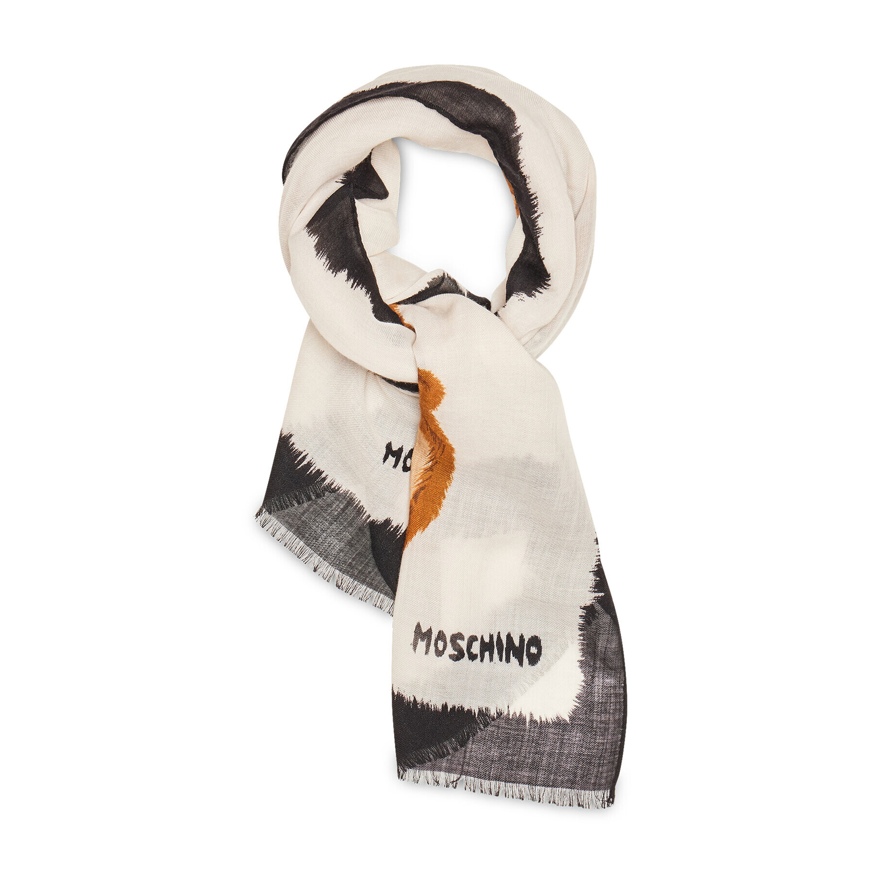 MOSCHINO Fular 3330 0M2772 Bej - Pled.ro