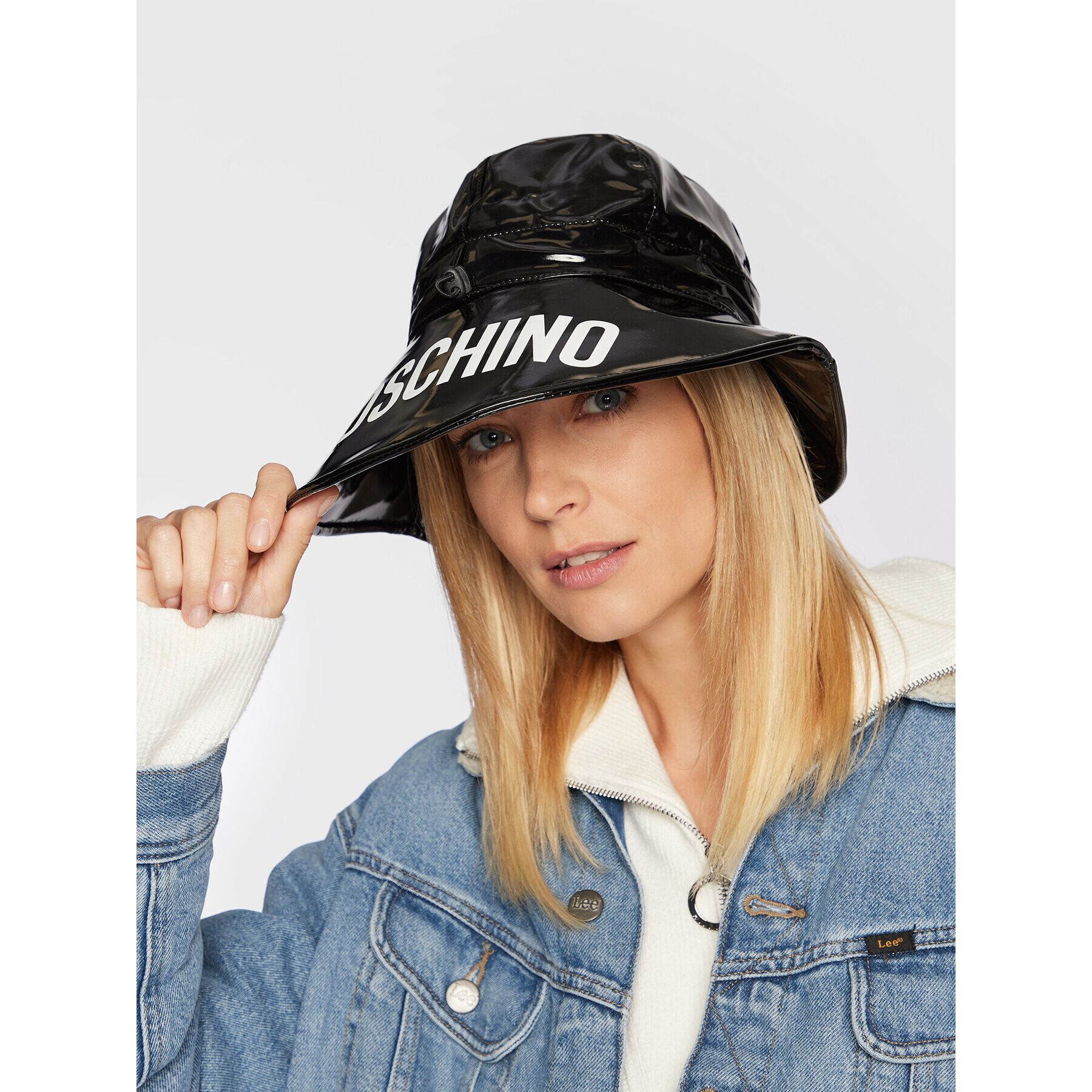 MOSCHINO Pălărie Bucket 65350 M2811 Negru - Pled.ro