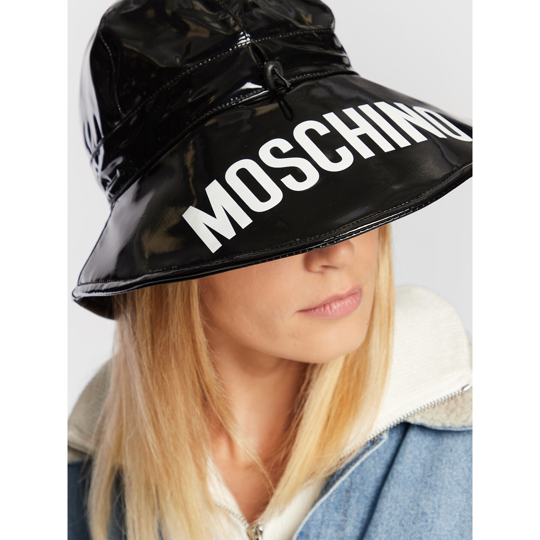 MOSCHINO Pălărie Bucket 65350 M2811 Negru - Pled.ro