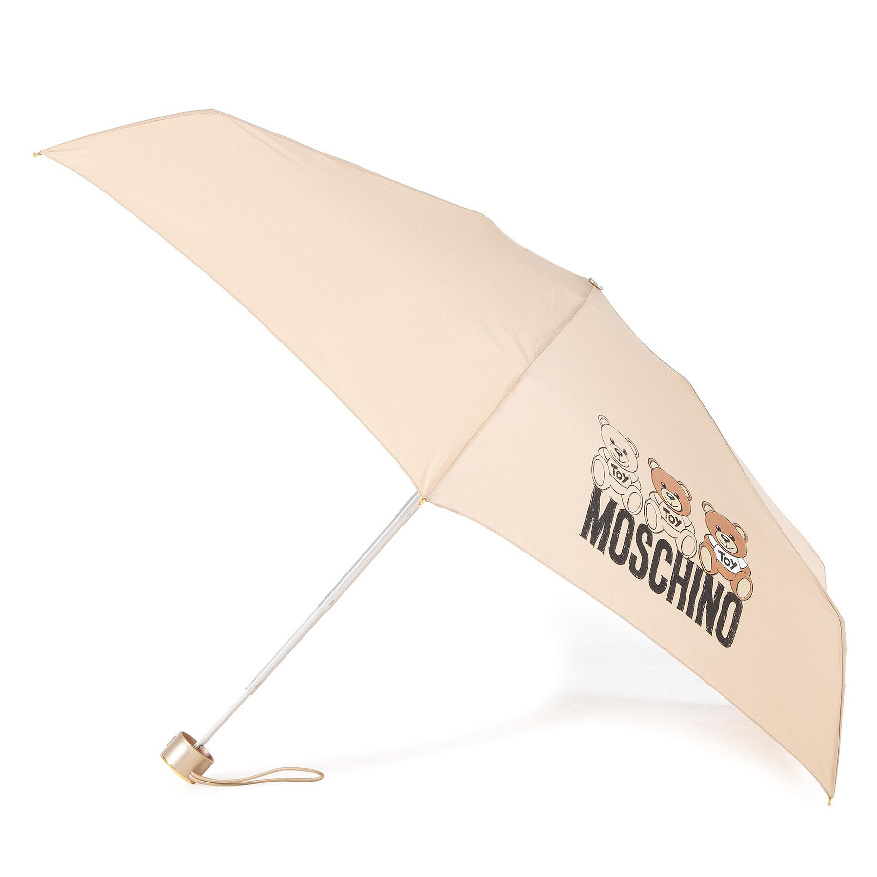 MOSCHINO Umbrelă Supermini D 8061 Bej - Pled.ro