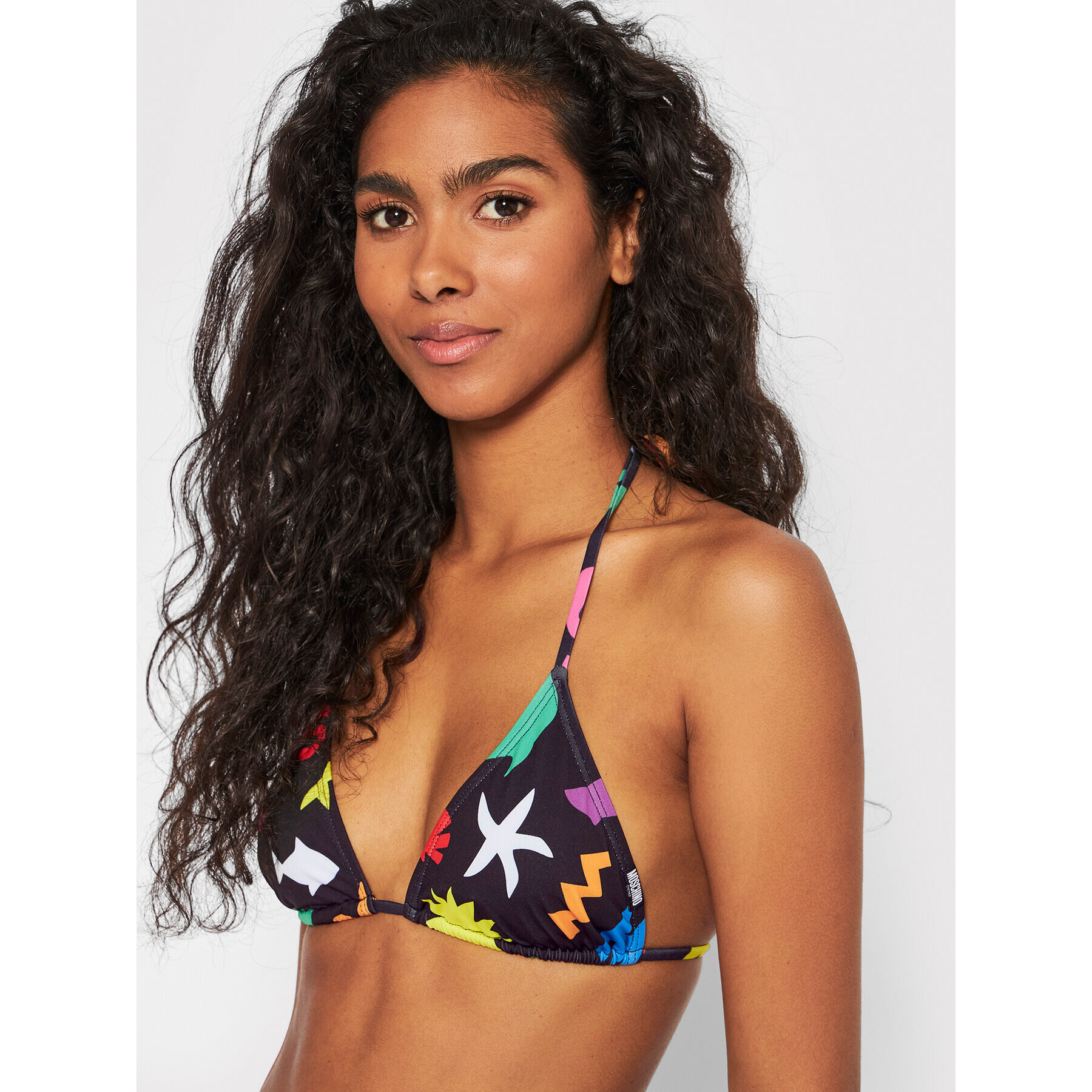 MOSCHINO Underwear & Swim Bikini partea de sus 5712 2106 Negru - Pled.ro