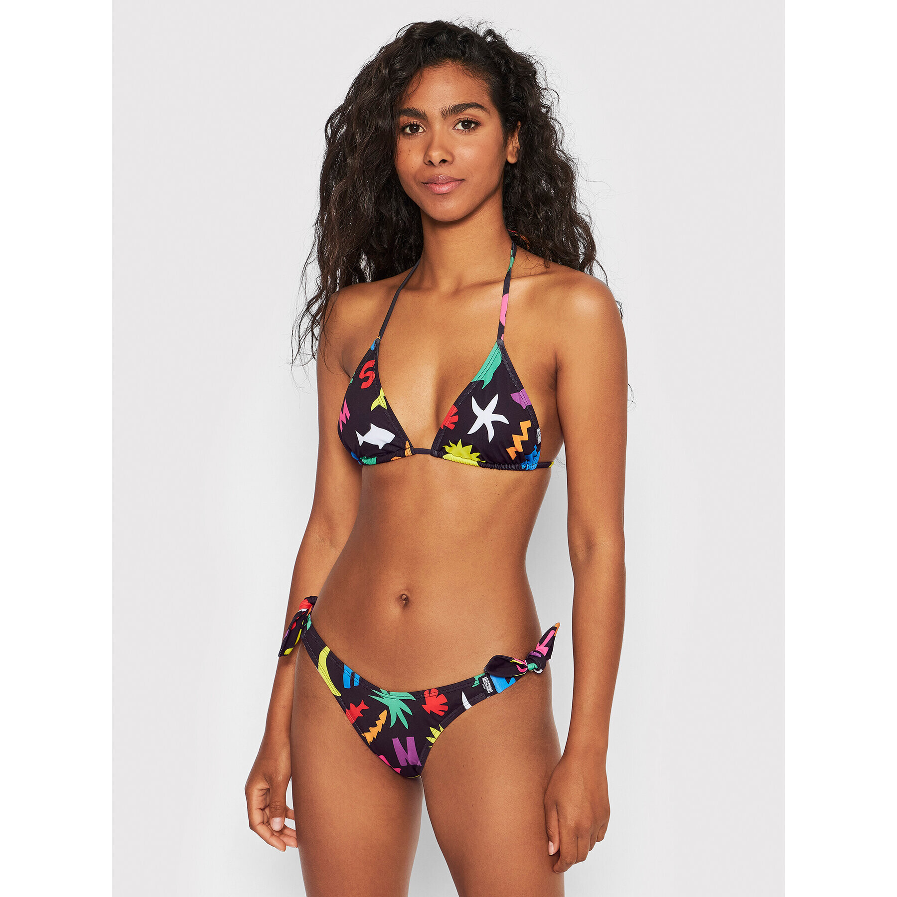 MOSCHINO Underwear & Swim Bikini partea de sus 5712 2106 Negru - Pled.ro