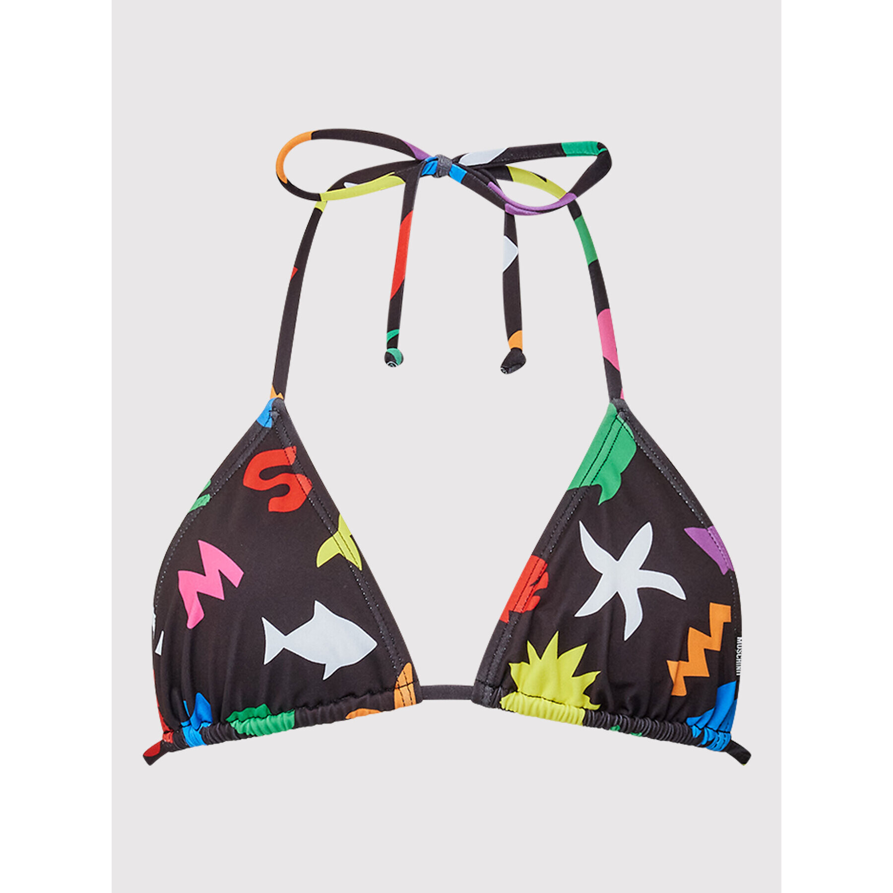 MOSCHINO Underwear & Swim Bikini partea de sus 5712 2106 Negru - Pled.ro