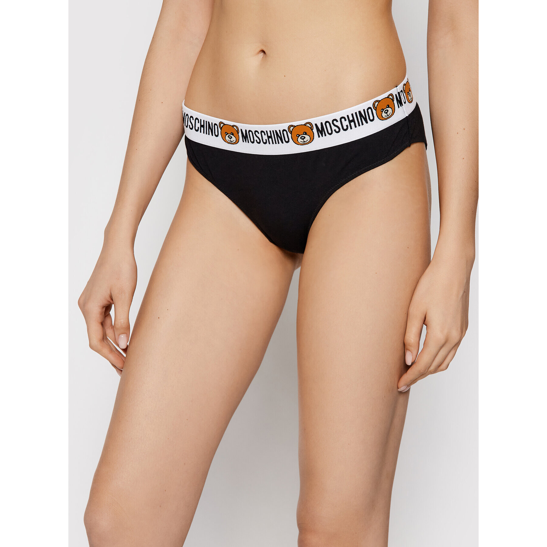 MOSCHINO Underwear & Swim Chilot clasic 4711 9003 Negru - Pled.ro