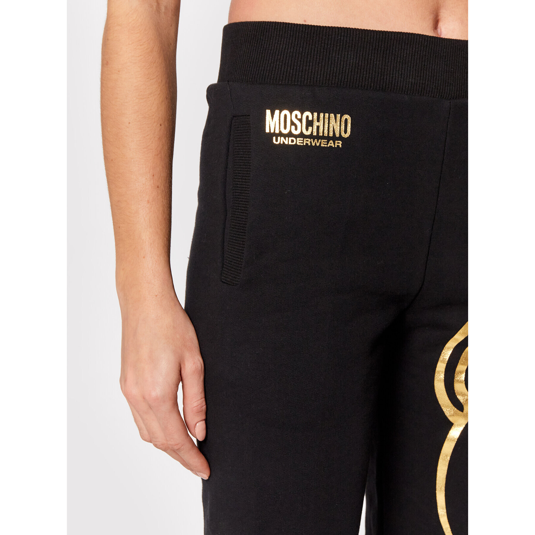 MOSCHINO Underwear & Swim Pantaloni trening 4308 9013 Negru Regular Fit - Pled.ro