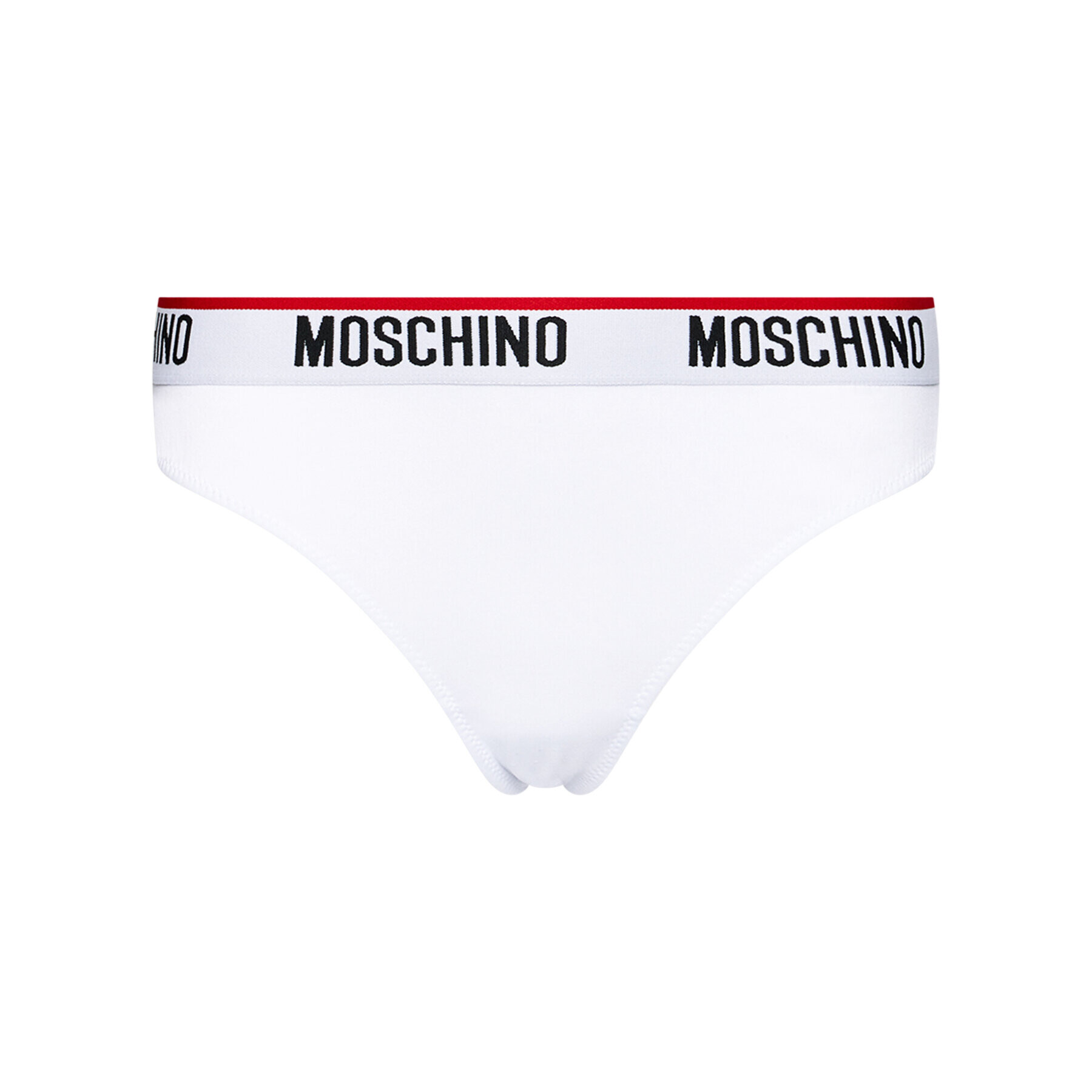 MOSCHINO Underwear & Swim Set 2 perechi de chiloți brazilieni ZUA4745 9003 Alb - Pled.ro