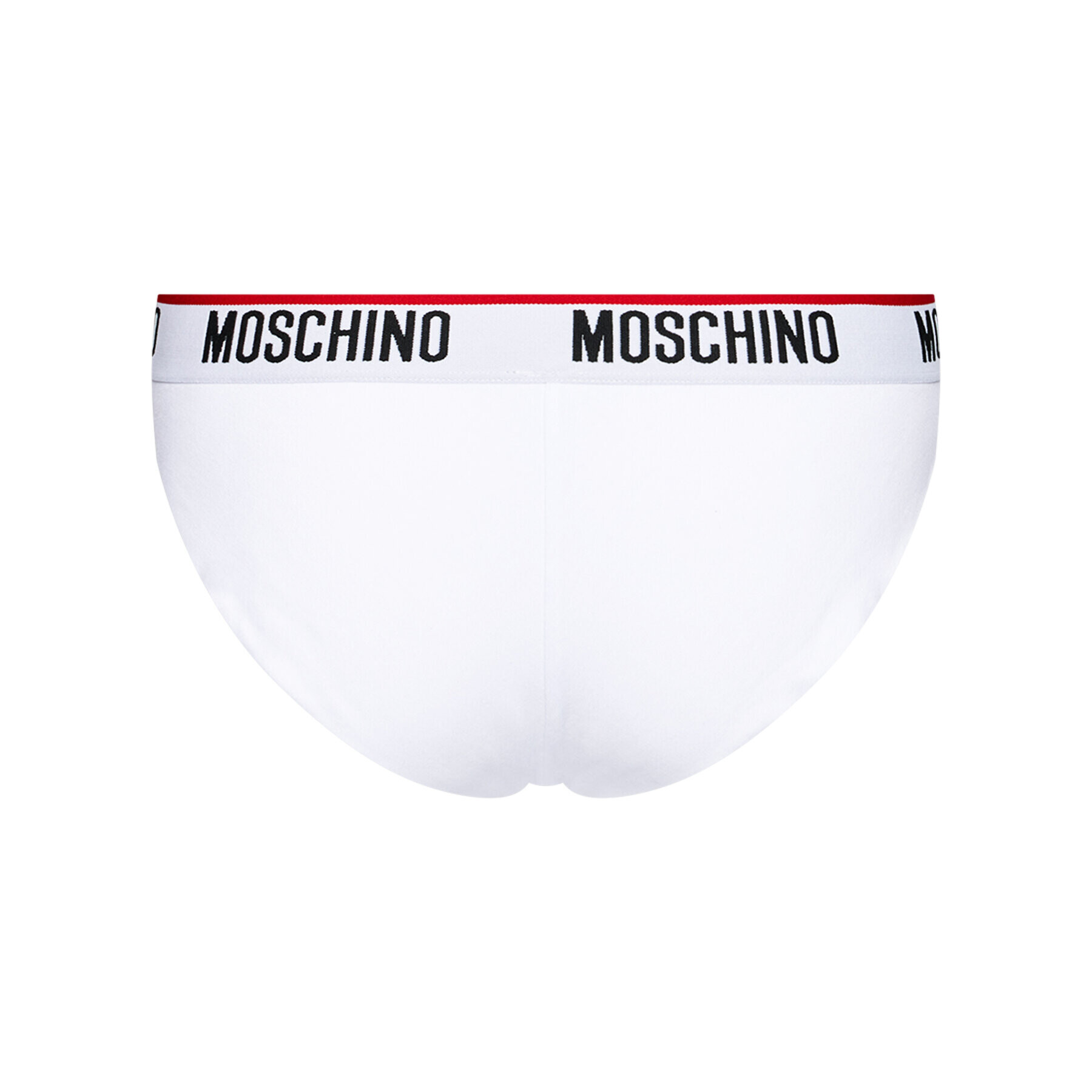 MOSCHINO Underwear & Swim Set 2 perechi de chiloți brazilieni ZUA4745 9003 Alb - Pled.ro