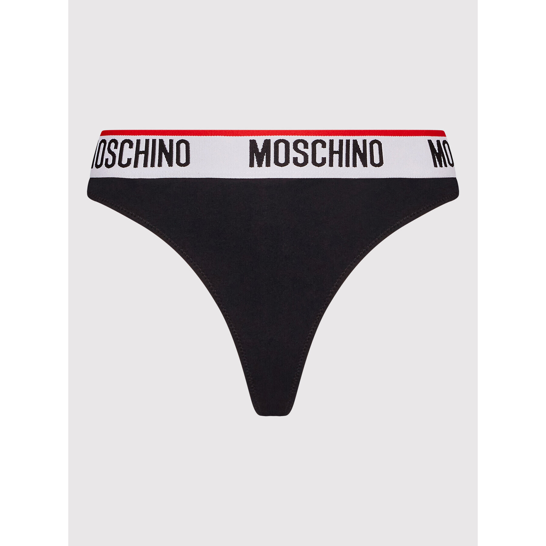 MOSCHINO Underwear & Swim Set 2 perechi de chiloți tanga 4744 9003 Negru - Pled.ro