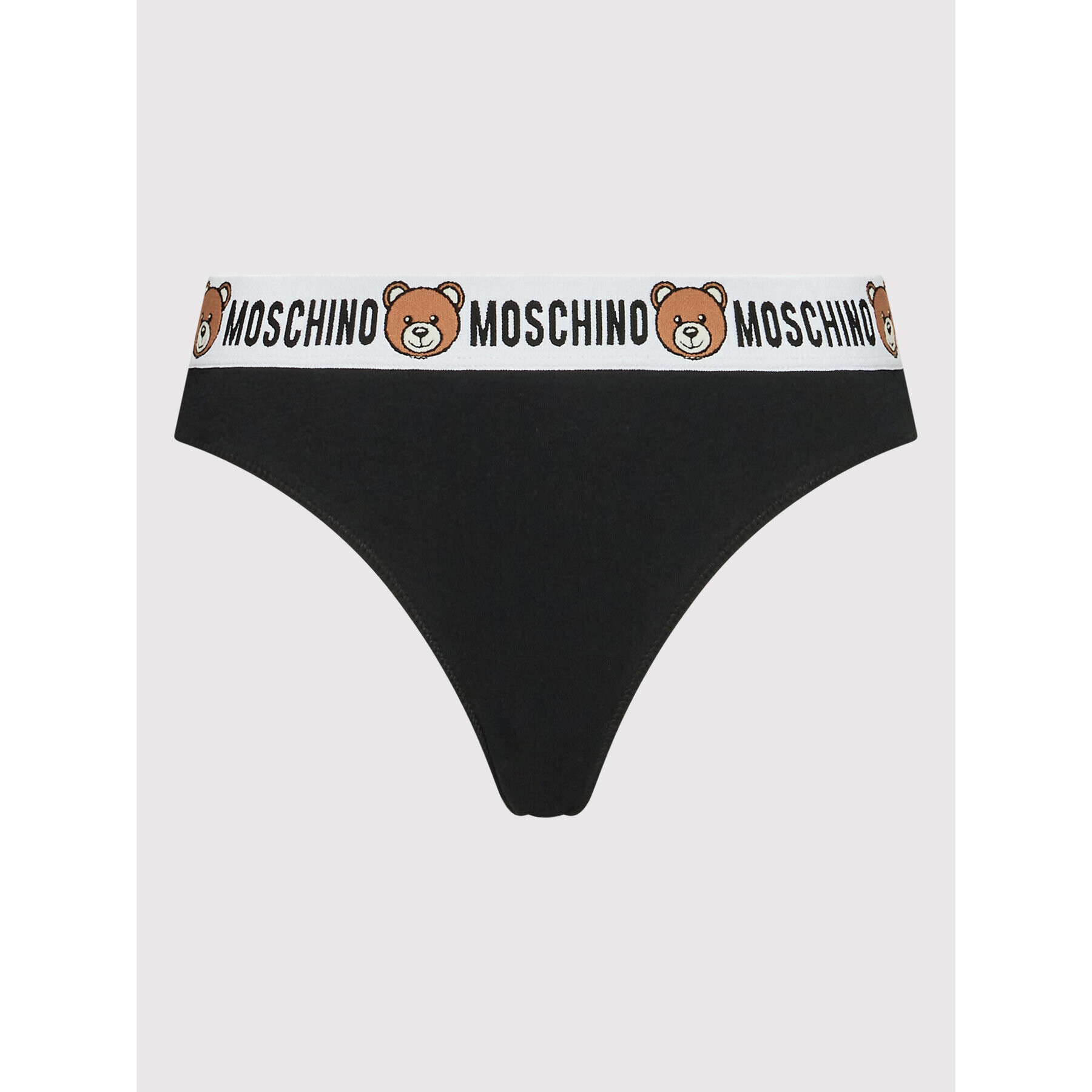 MOSCHINO Underwear & Swim Set 2 perechi de chiloți brazilieni 4711 9003 Negru - Pled.ro