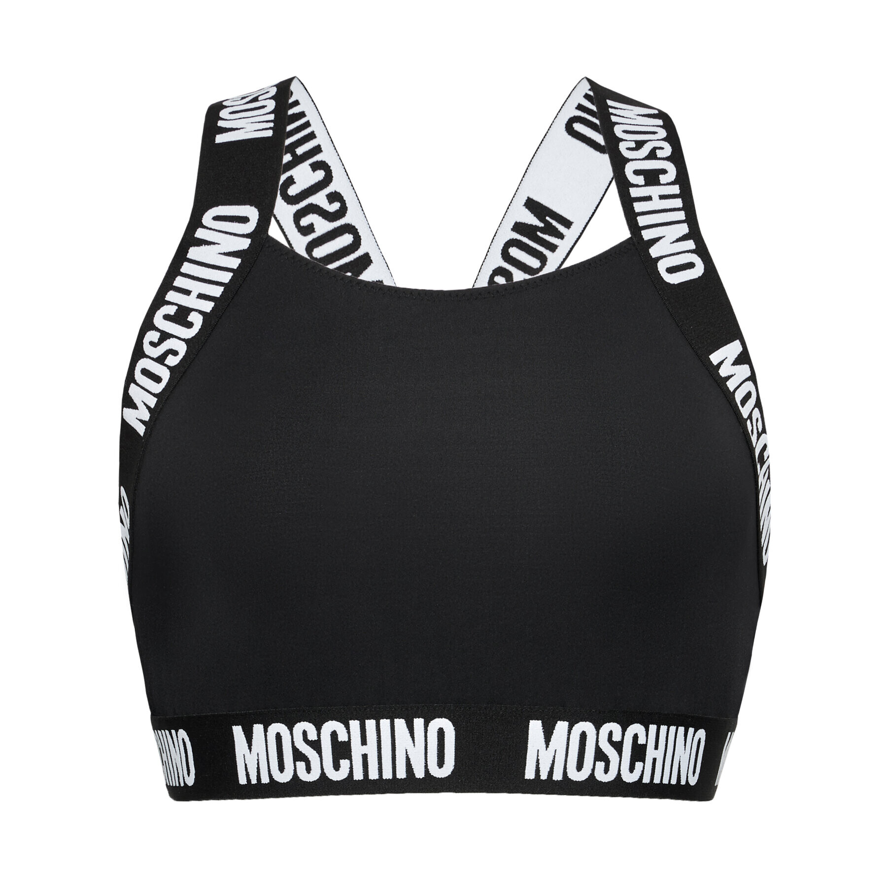 MOSCHINO Underwear & Swim Sutien top 6804 9025 Negru - Pled.ro