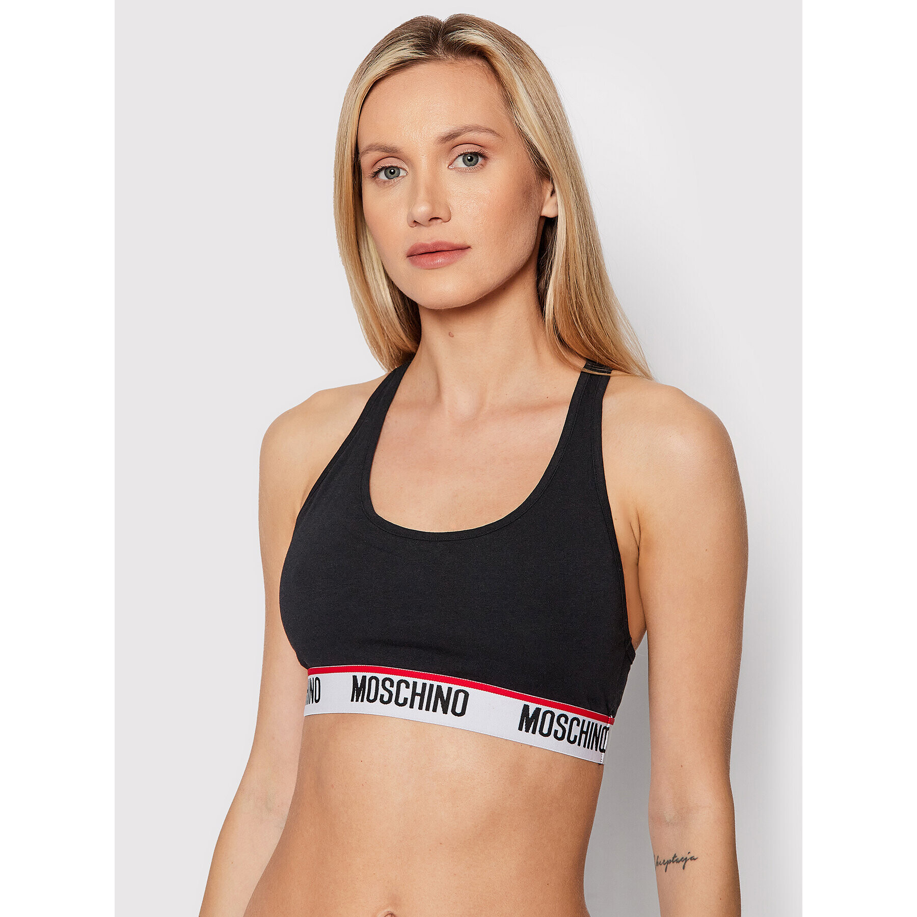 MOSCHINO Underwear & Swim Sutien top 6809 9003 Negru - Pled.ro