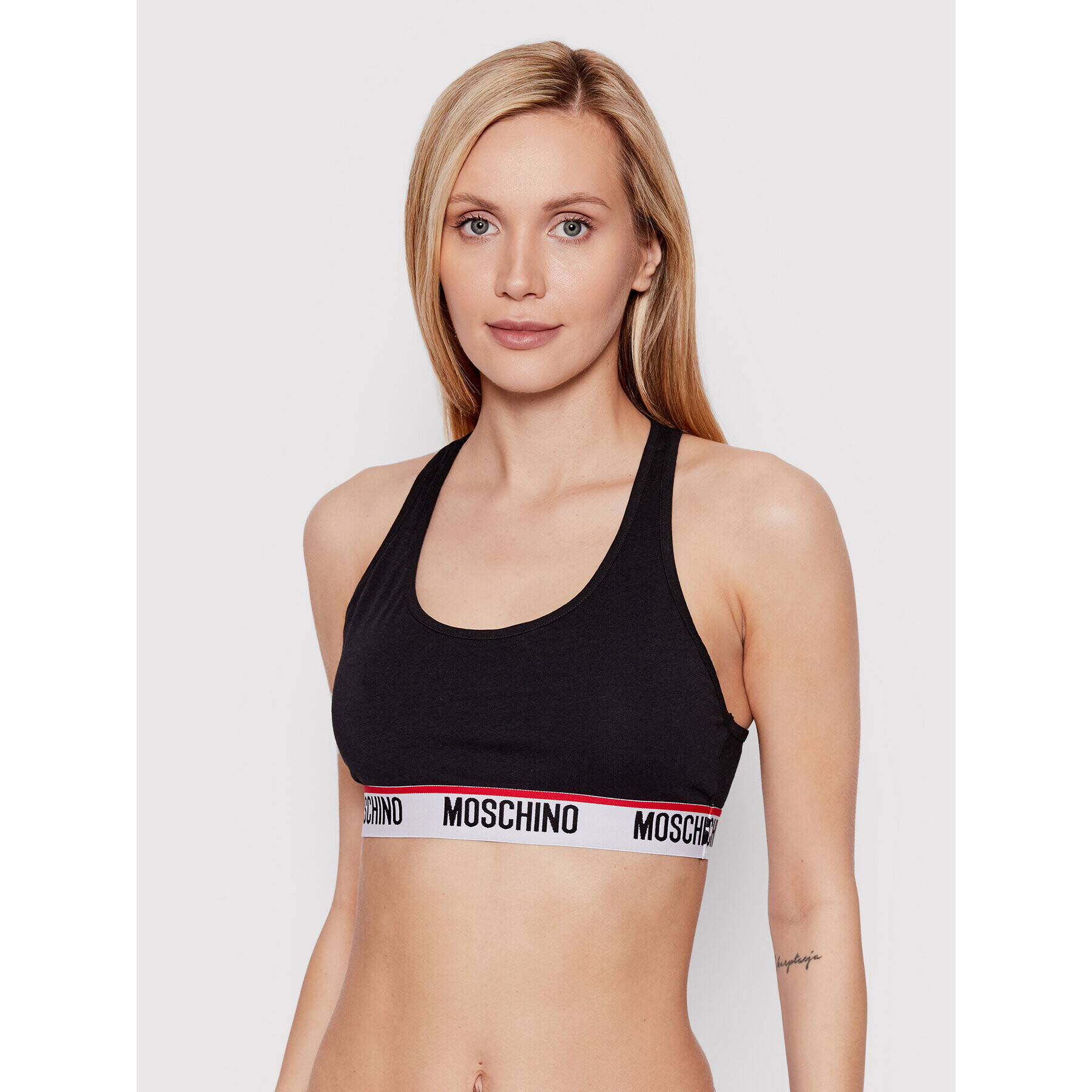 MOSCHINO Underwear & Swim Sutien top 6809 9003 Negru - Pled.ro