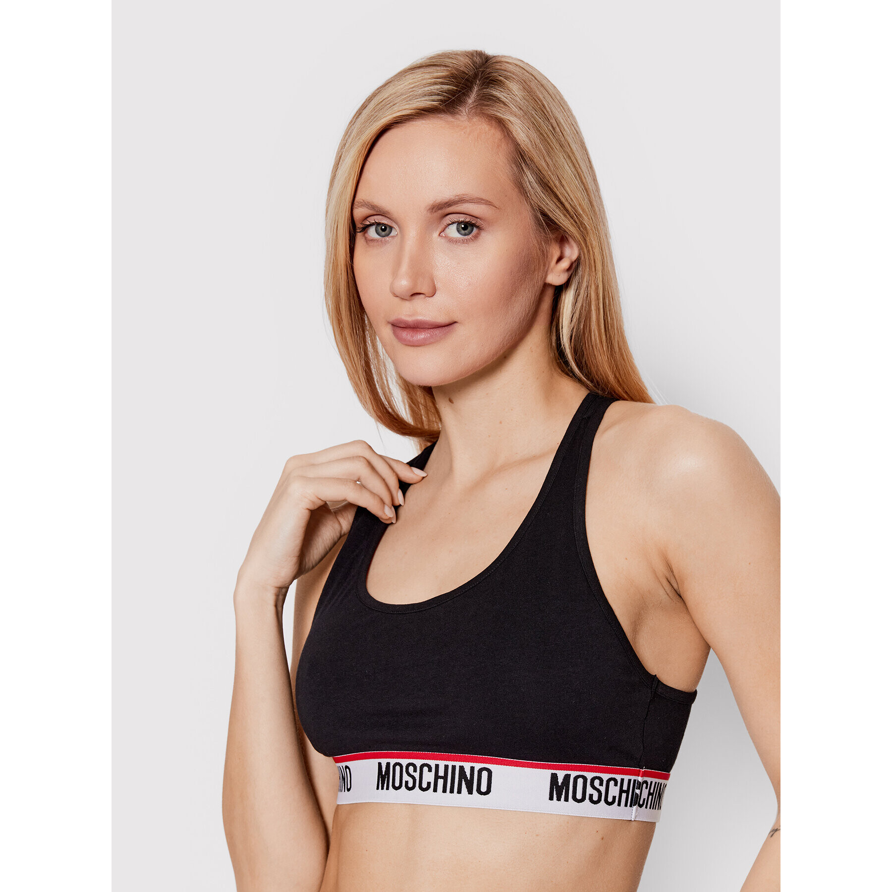 MOSCHINO Underwear & Swim Sutien top 6809 9003 Negru - Pled.ro