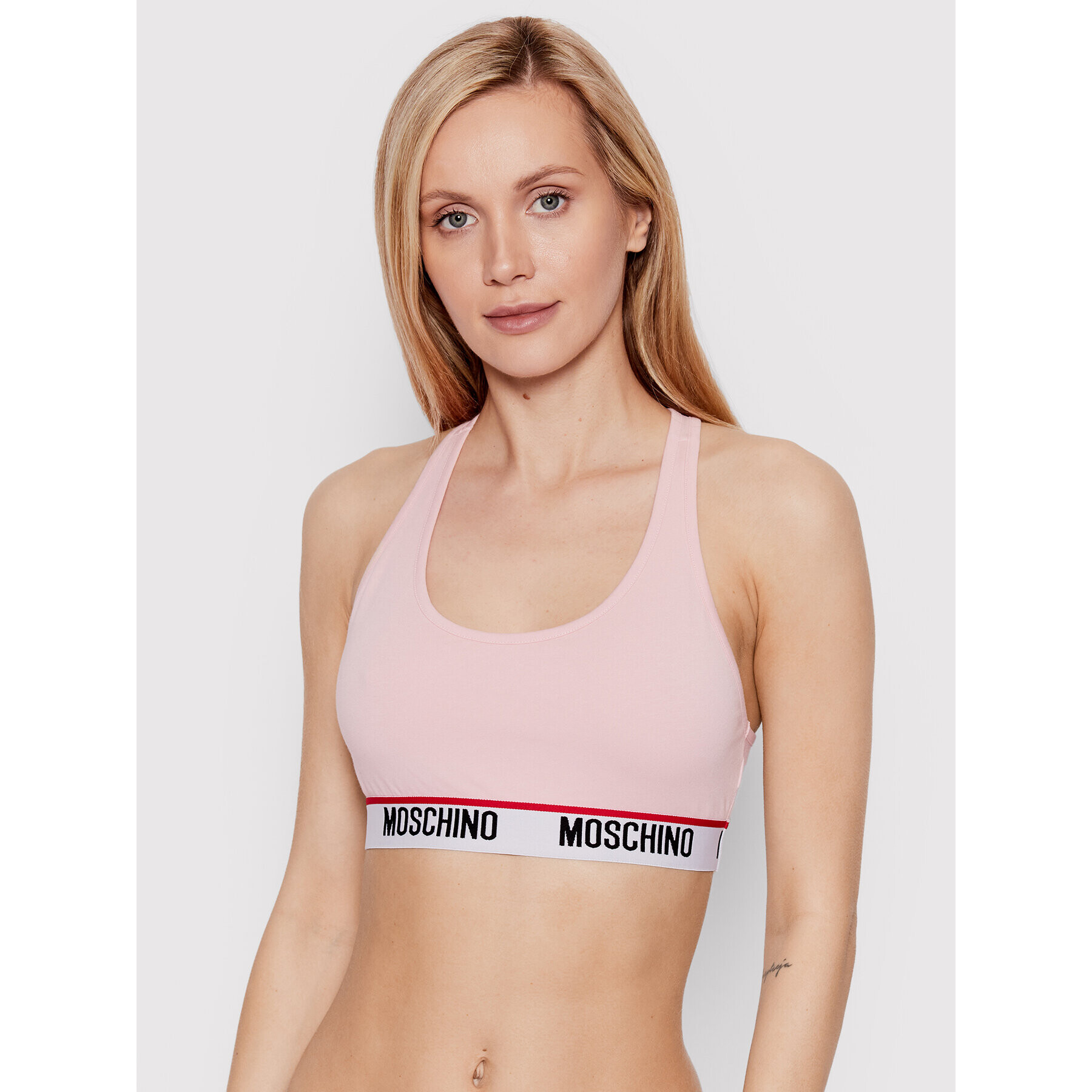 MOSCHINO Underwear & Swim Sutien top 6809 9003 Roz - Pled.ro