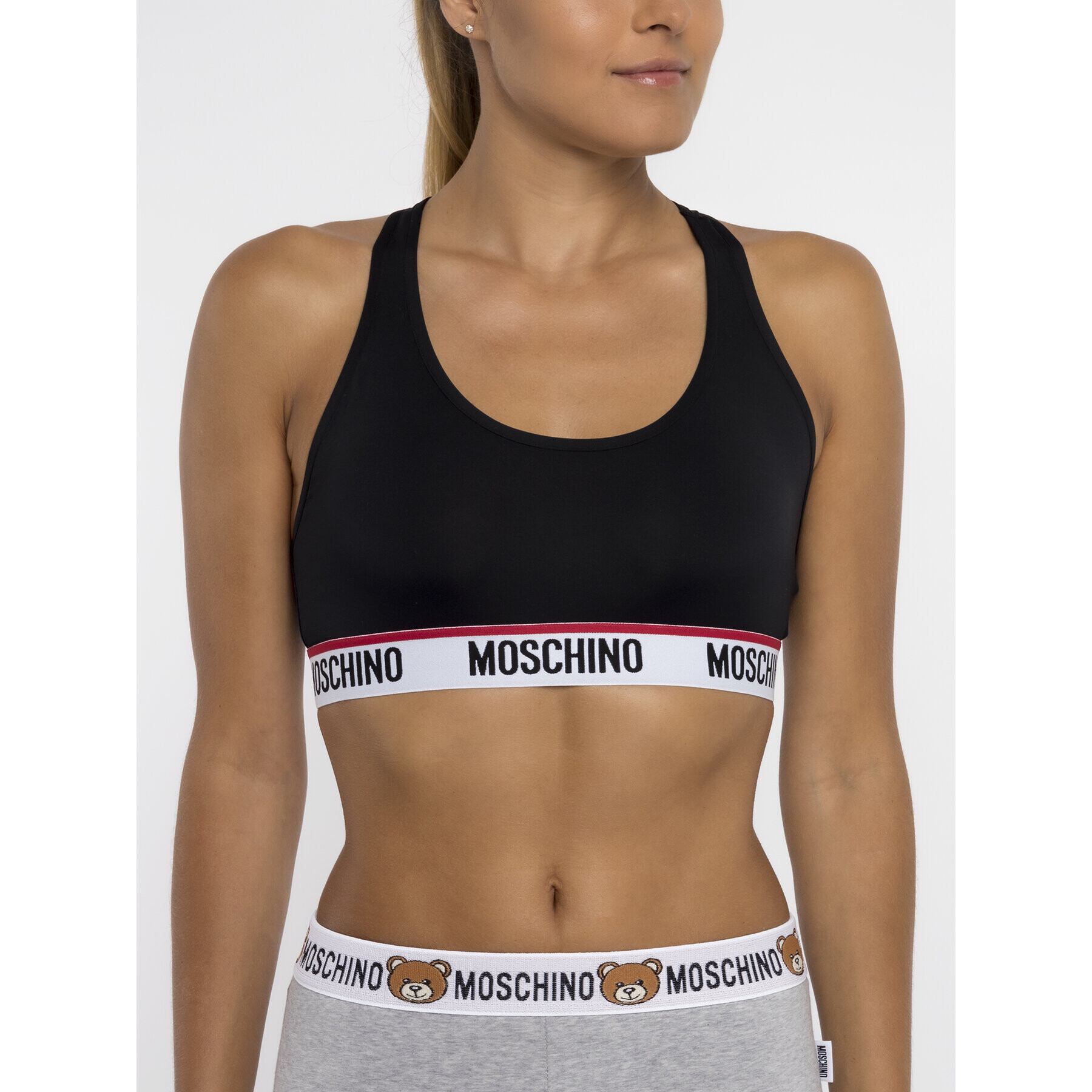 MOSCHINO Underwear & Swim Sutien top A4503 9014 Negru - Pled.ro