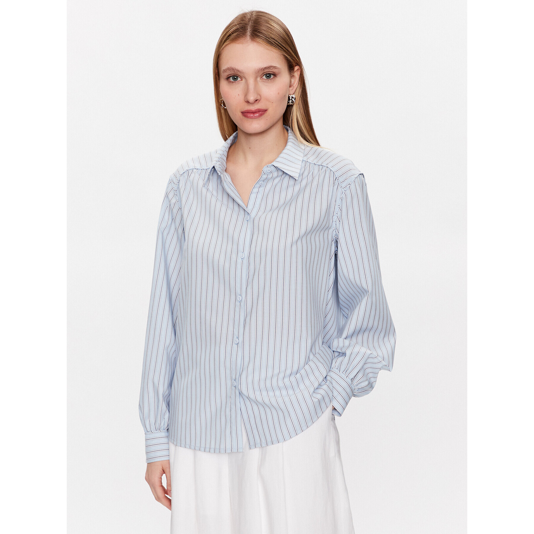 Moss Copenhagen Cămașă Dorothy 17370 Albastru Regular Fit - Pled.ro