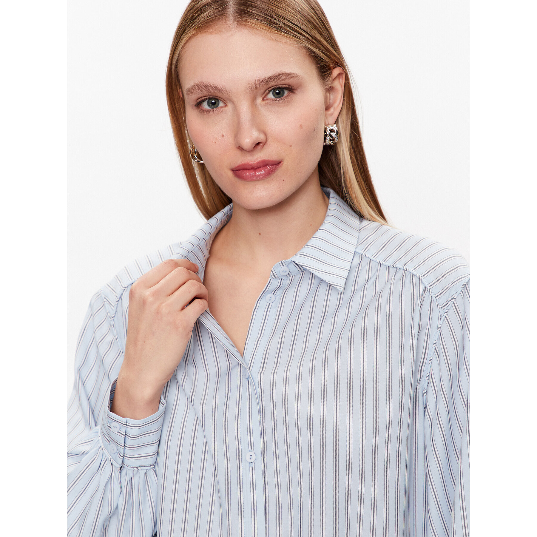 Moss Copenhagen Cămașă Dorothy 17370 Albastru Regular Fit - Pled.ro