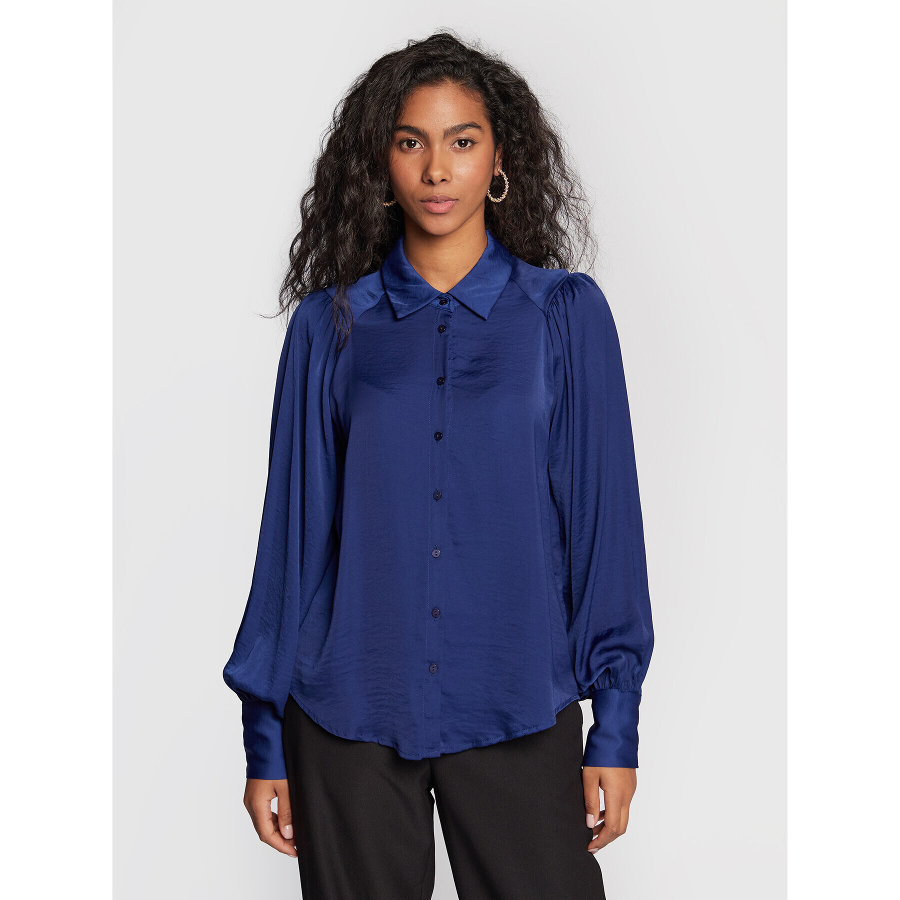 Moss Copenhagen Cămașă Maluca 17079 Bleumarin Regular Fit - Pled.ro