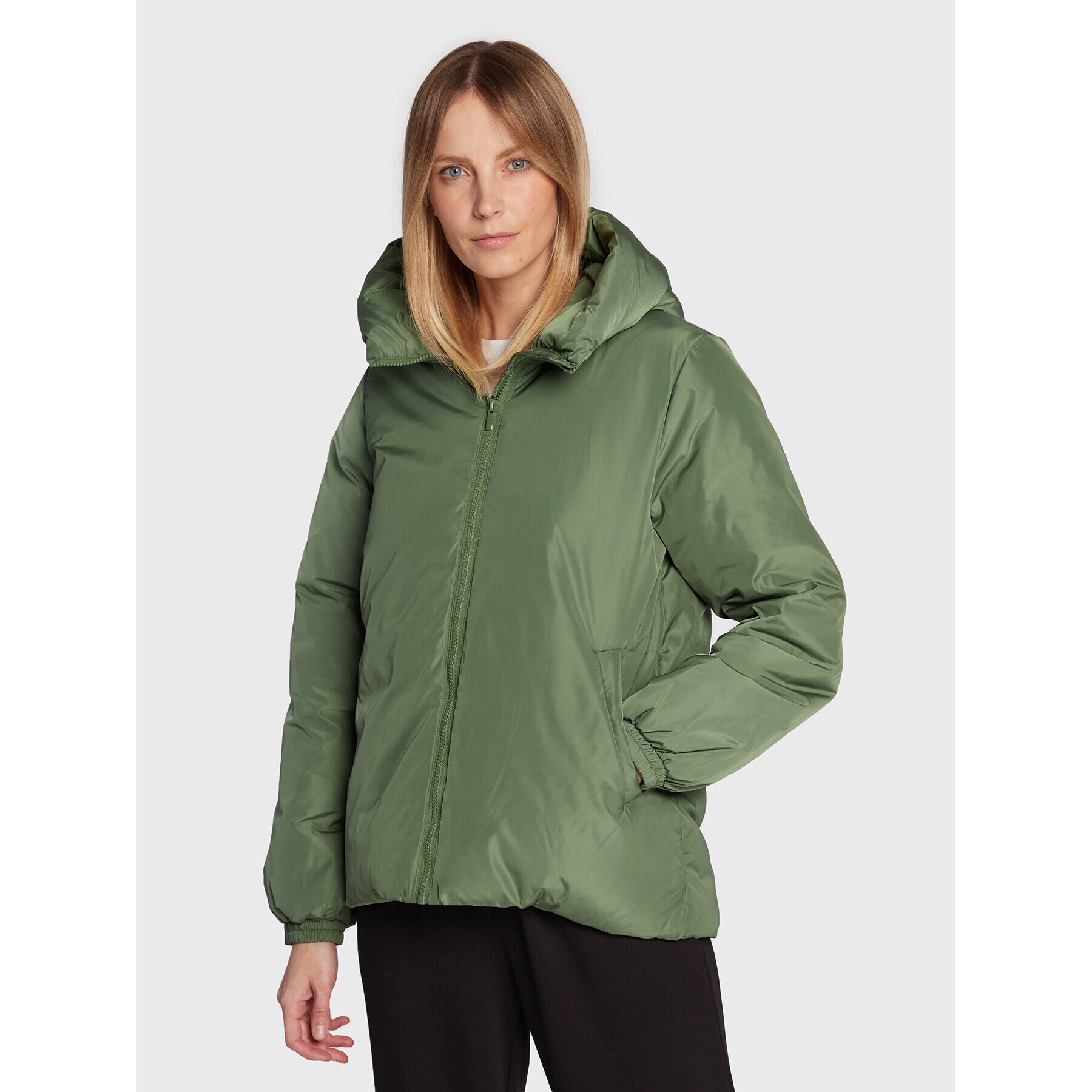 Moss Copenhagen Geacă de iarnă Norina 16864 Verde Regular Fit - Pled.ro