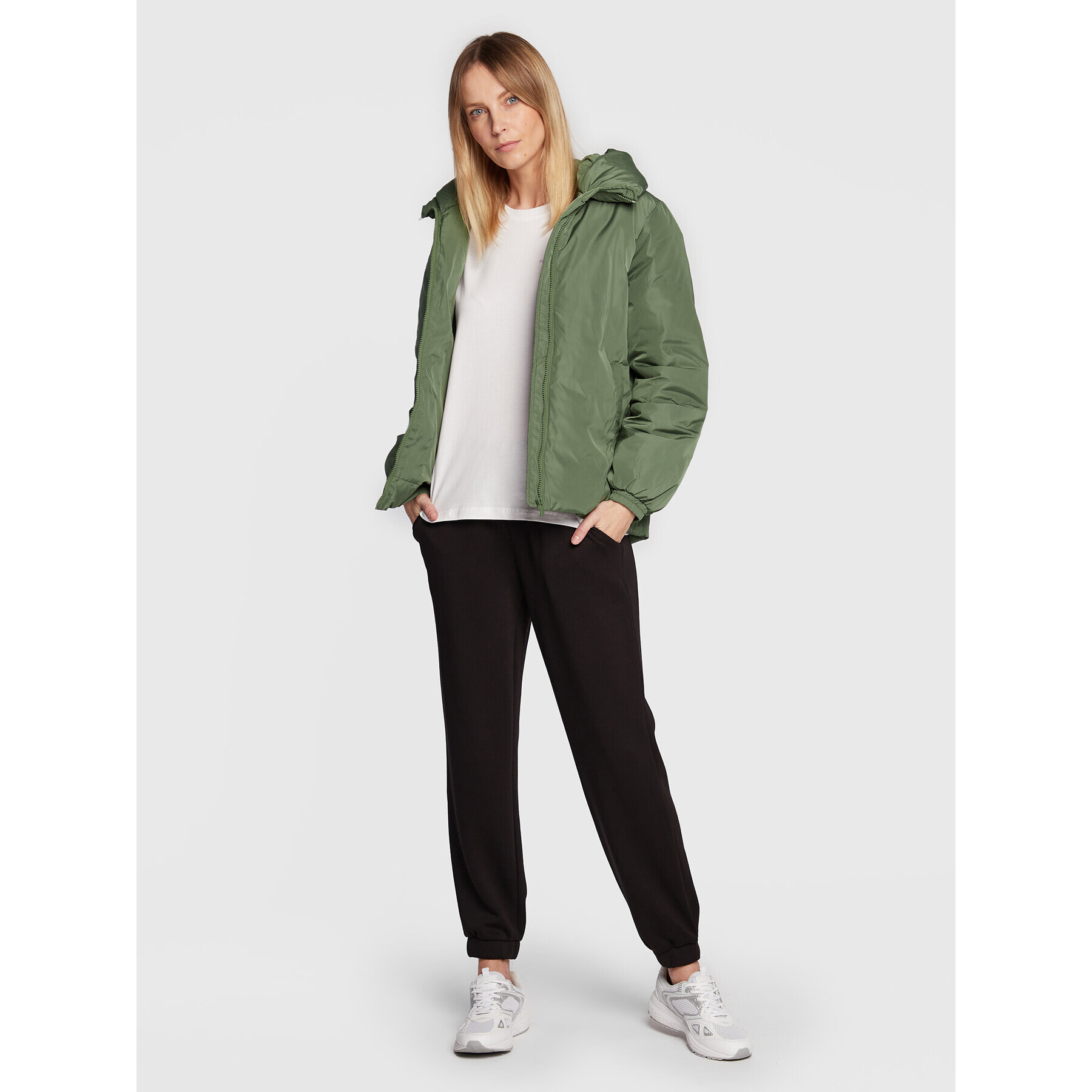 Moss Copenhagen Geacă de iarnă Norina 16864 Verde Regular Fit - Pled.ro