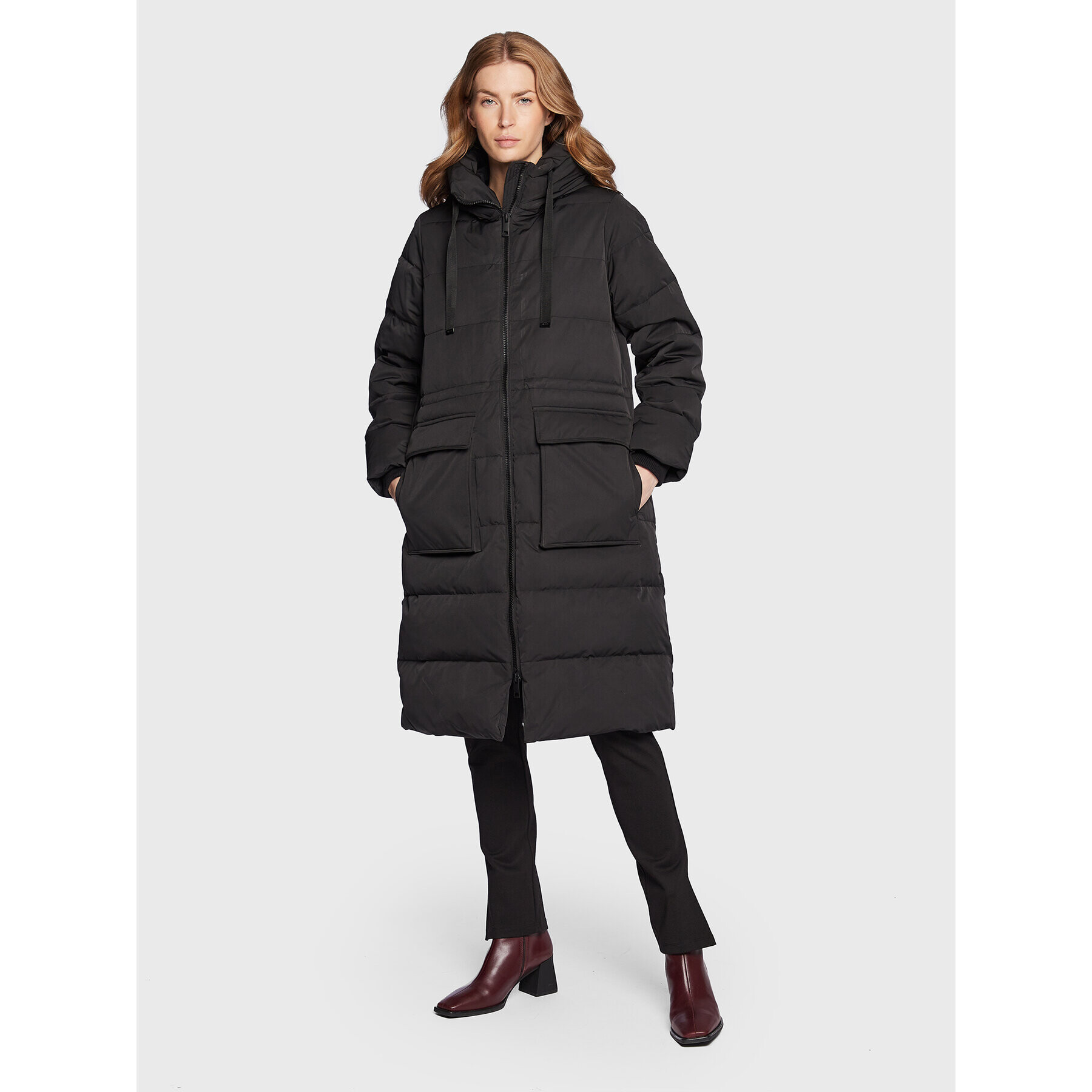 Moss Copenhagen Geacă din puf Pavine 16871 Negru Oversize - Pled.ro