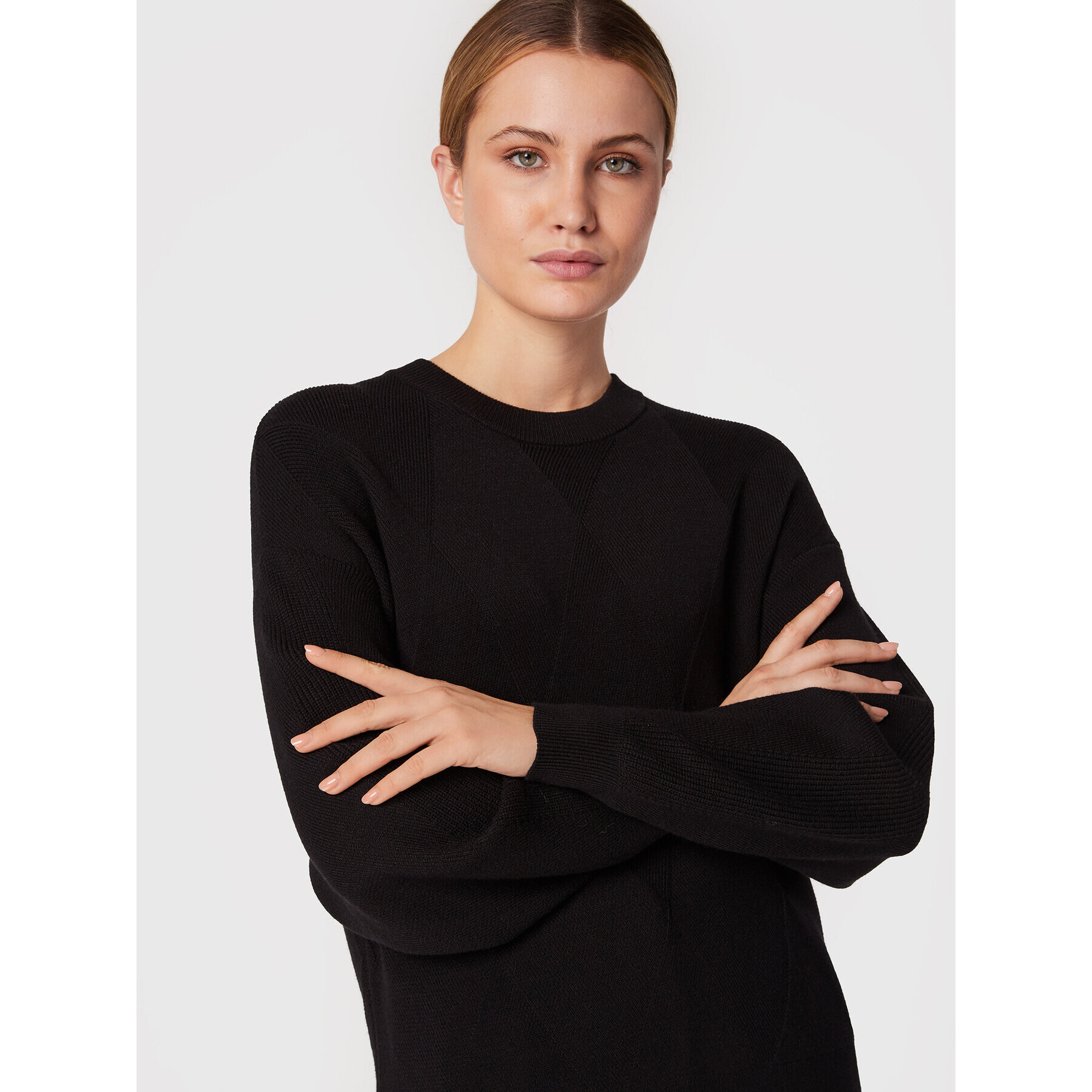 Moss Copenhagen Pulover Britta Jilli 16897 Negru Relaxed Fit - Pled.ro