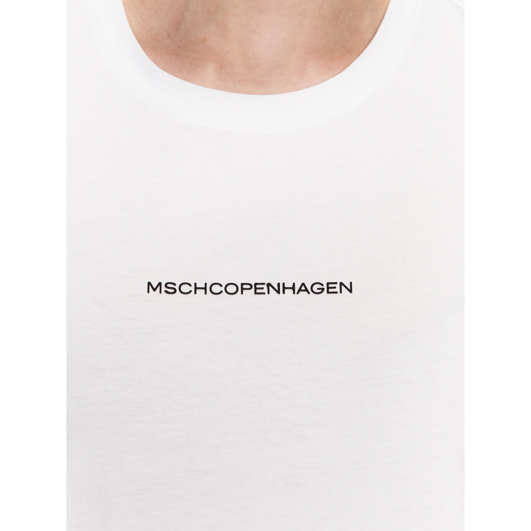 Moss Copenhagen Tricou Terina 17595 Alb Regular Fit - Pled.ro