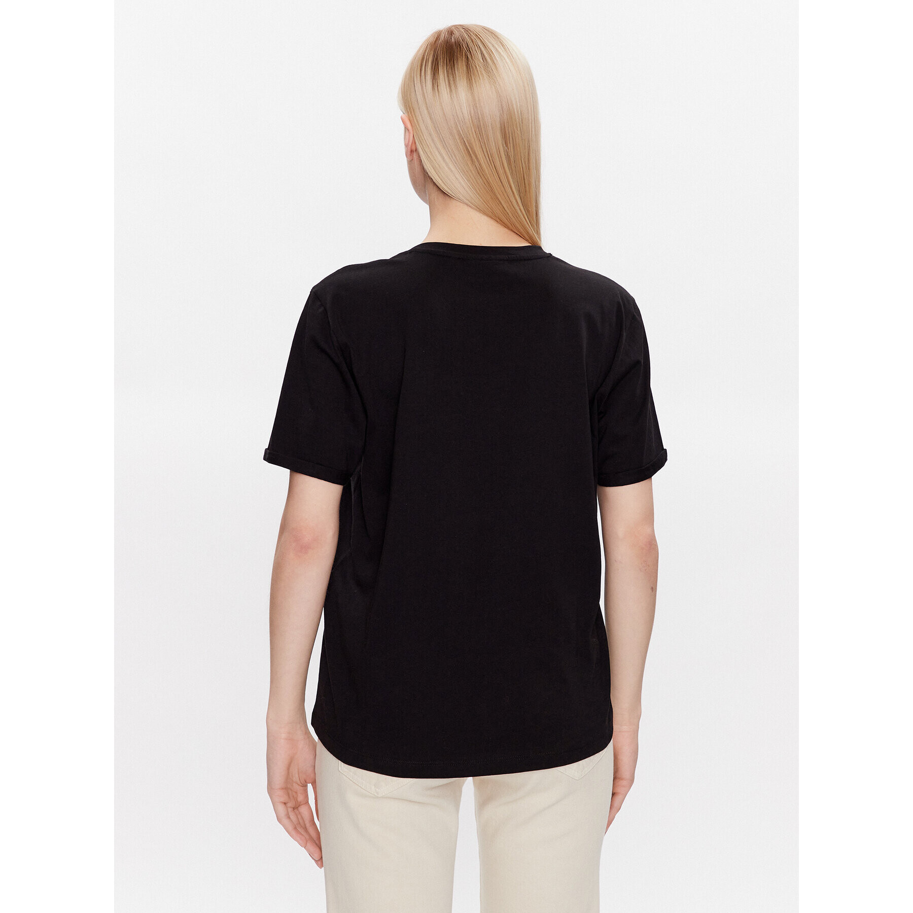 Moss Copenhagen Tricou Terina 17595 Negru Regular Fit - Pled.ro